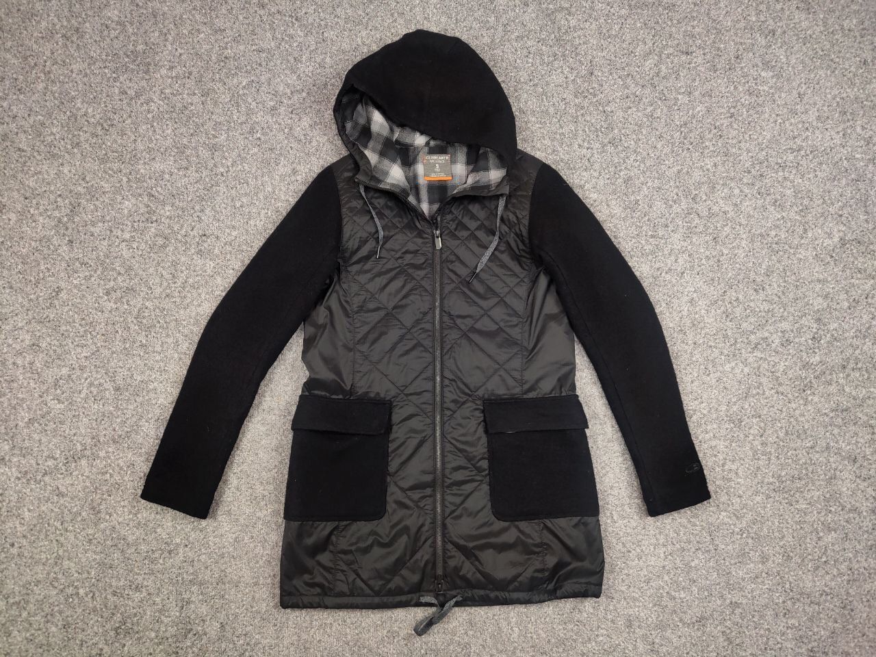 Iceberg Icebreaker Merino Loft Insulated Hooded Black Coat Jacket Size S / US 4 / IT 40 - 12 Thumbnail