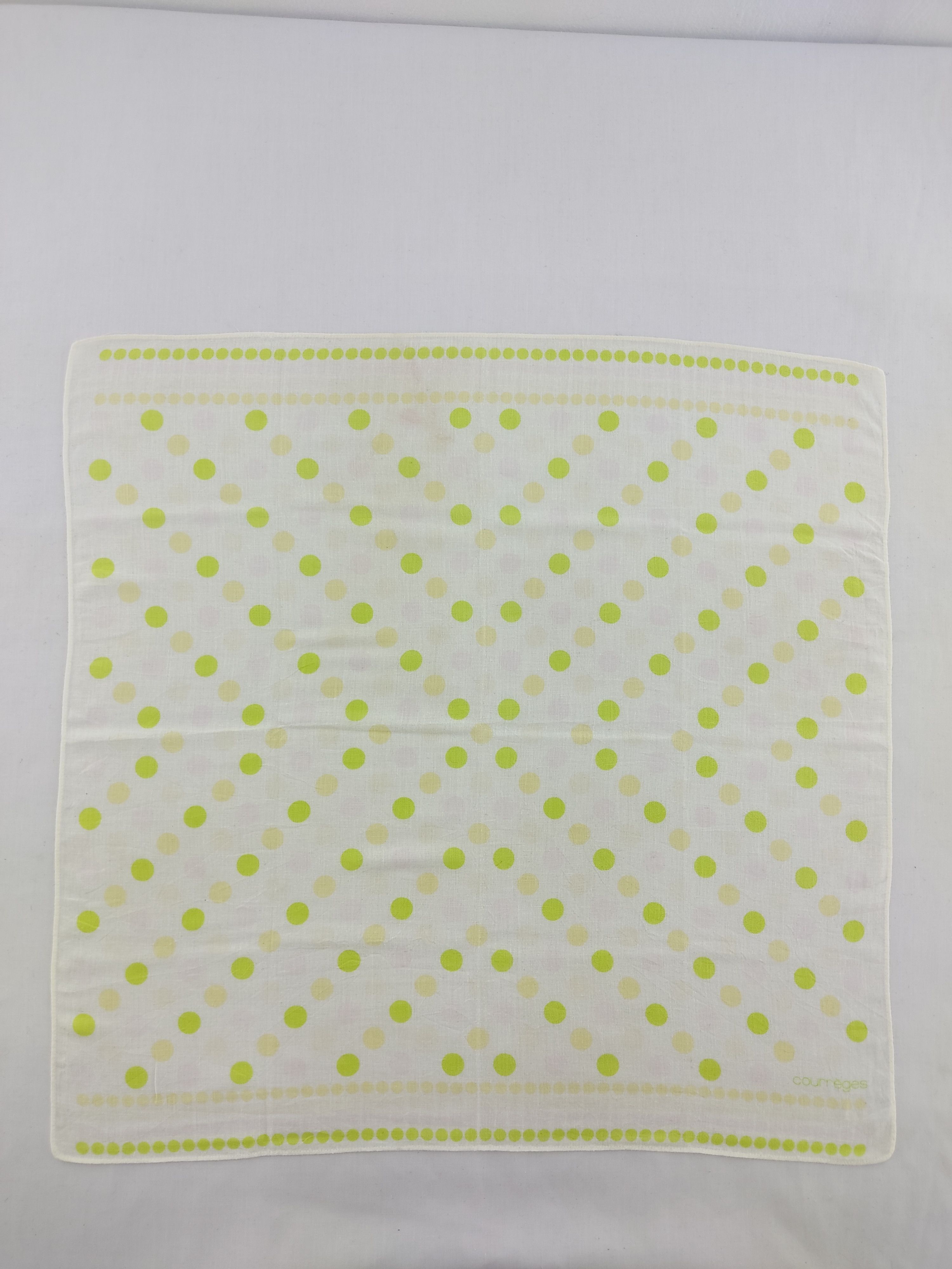 Courreges × Vintage Vintage Courreges Handkerchief / Neckwear / Bandana Size ONE SIZE - 3 Thumbnail