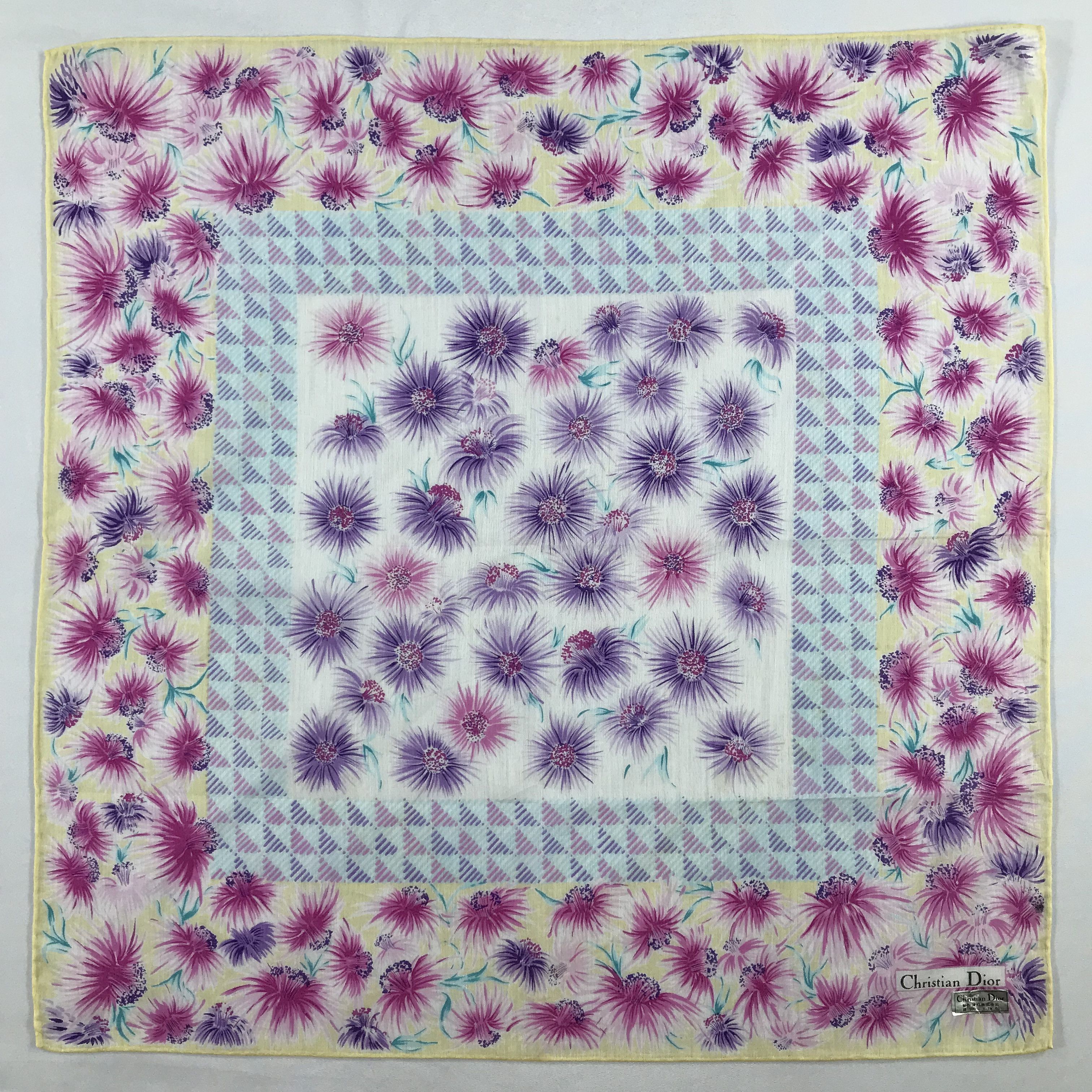 Vintage Christian Dior Bandana / Handkerchief / Neckerchief - S2422 Size ONE SIZE - 1 Thumbnail