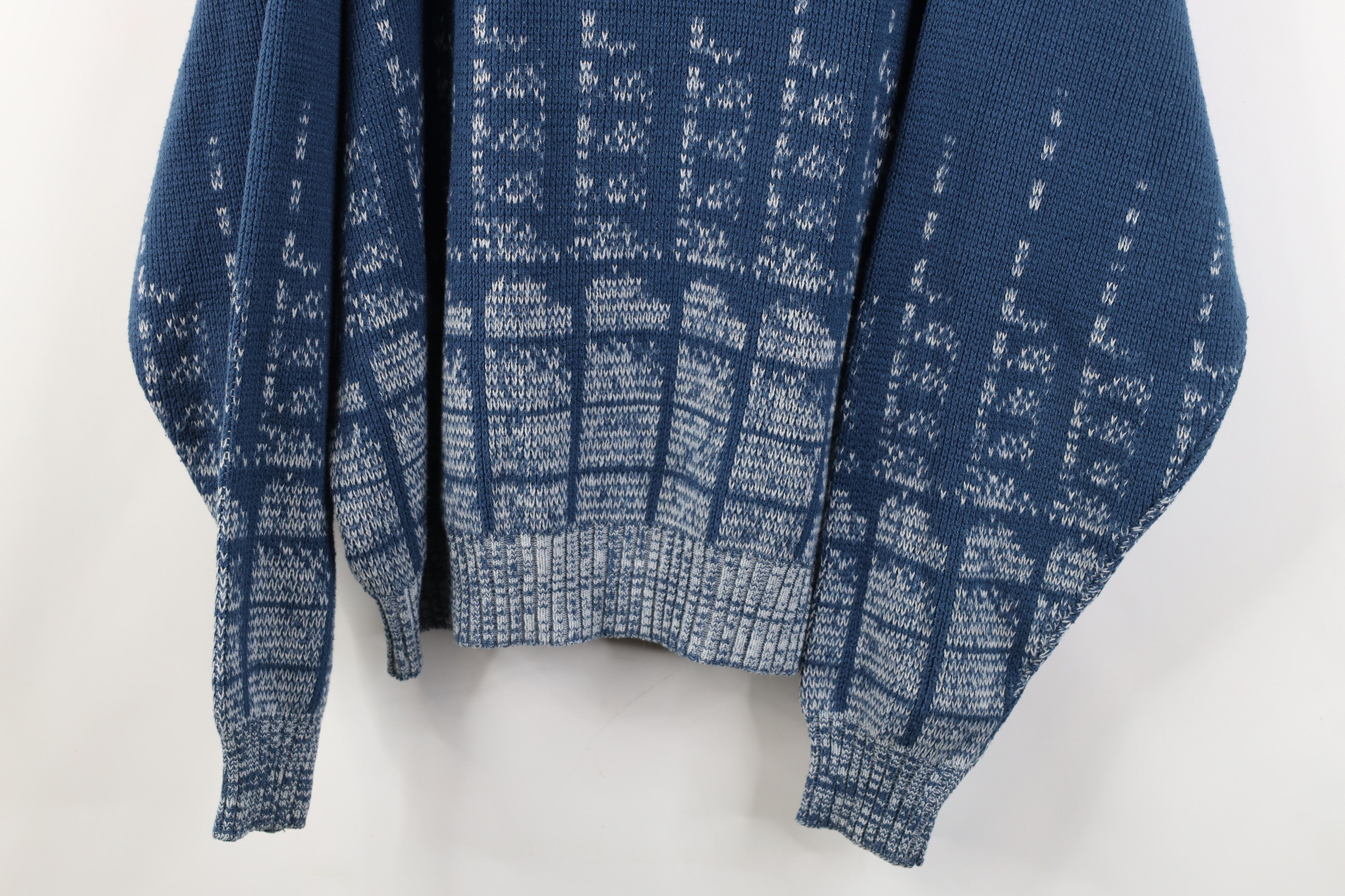 Vintage Vintage 90s Streetwear Ribbed Knit Boxy Fit Crewneck Sweater Size US XXL / EU 58 / 5 - 3 Thumbnail