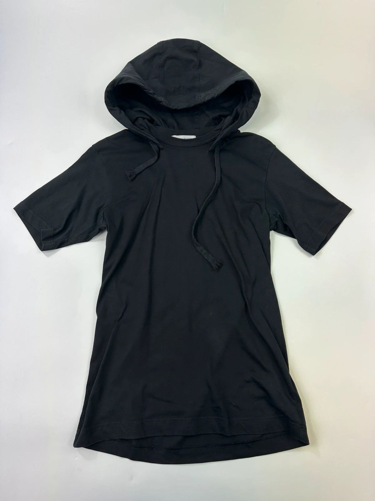 Comme des Garcons SHIRT Comme Des Garçons 00s Black Hooded Tee-Shirt Size US M / EU 48-50 / 2 - 1 Thumbnail