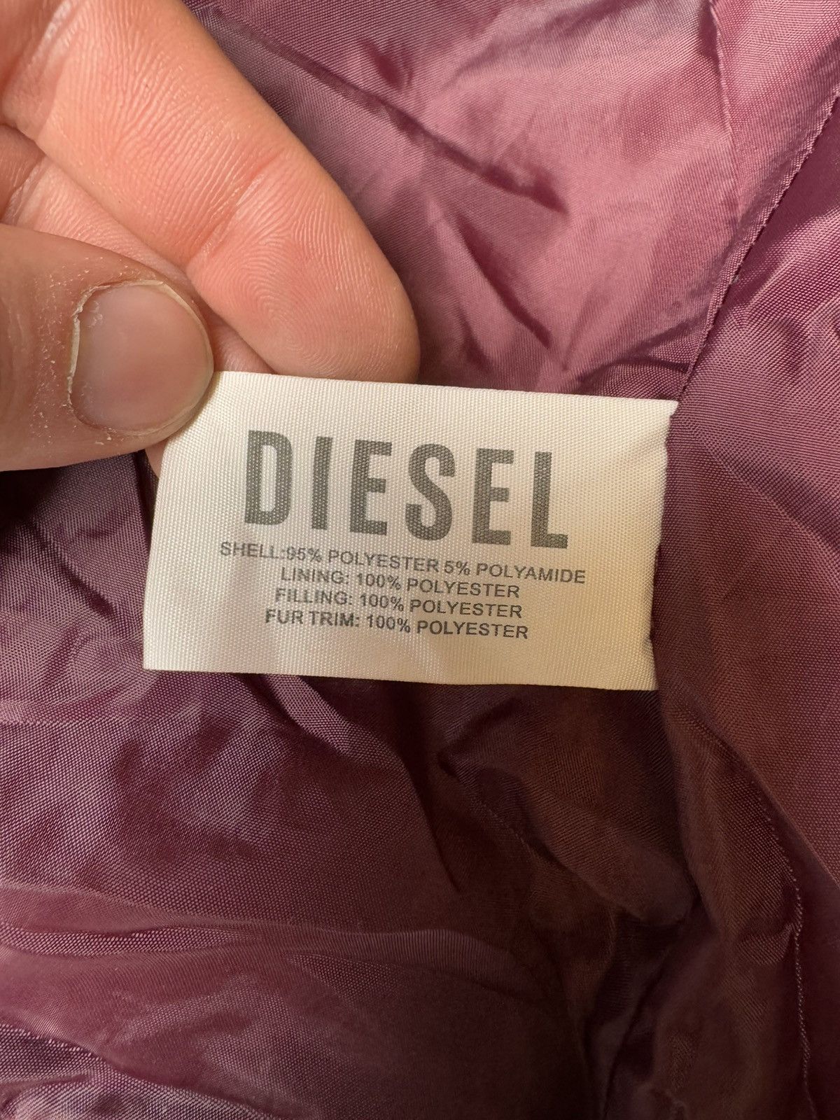 Diesel × Vintage Diesel Jacket Women’s Vintage Red Size L / US 10 / IT 46 - 9 Thumbnail