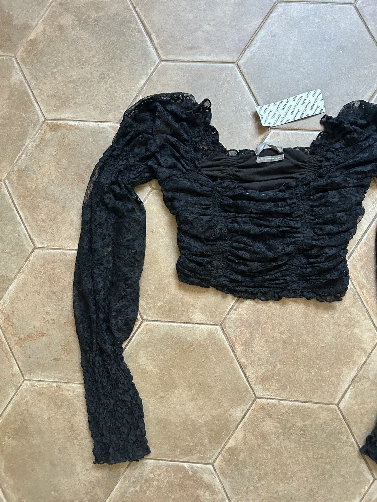 Japanese Brand × Urban Outfitters MESH TOP SHIRT Size XS / US 0-2 / IT 36-38 - 4 Thumbnail