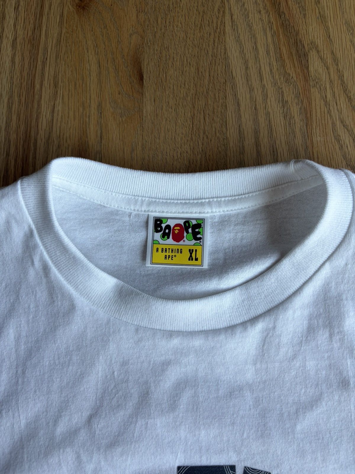 Bape Bape Japanese Cloud Camo College Tee Size XL Size US XL / EU 56 / 4 - 3 Thumbnail