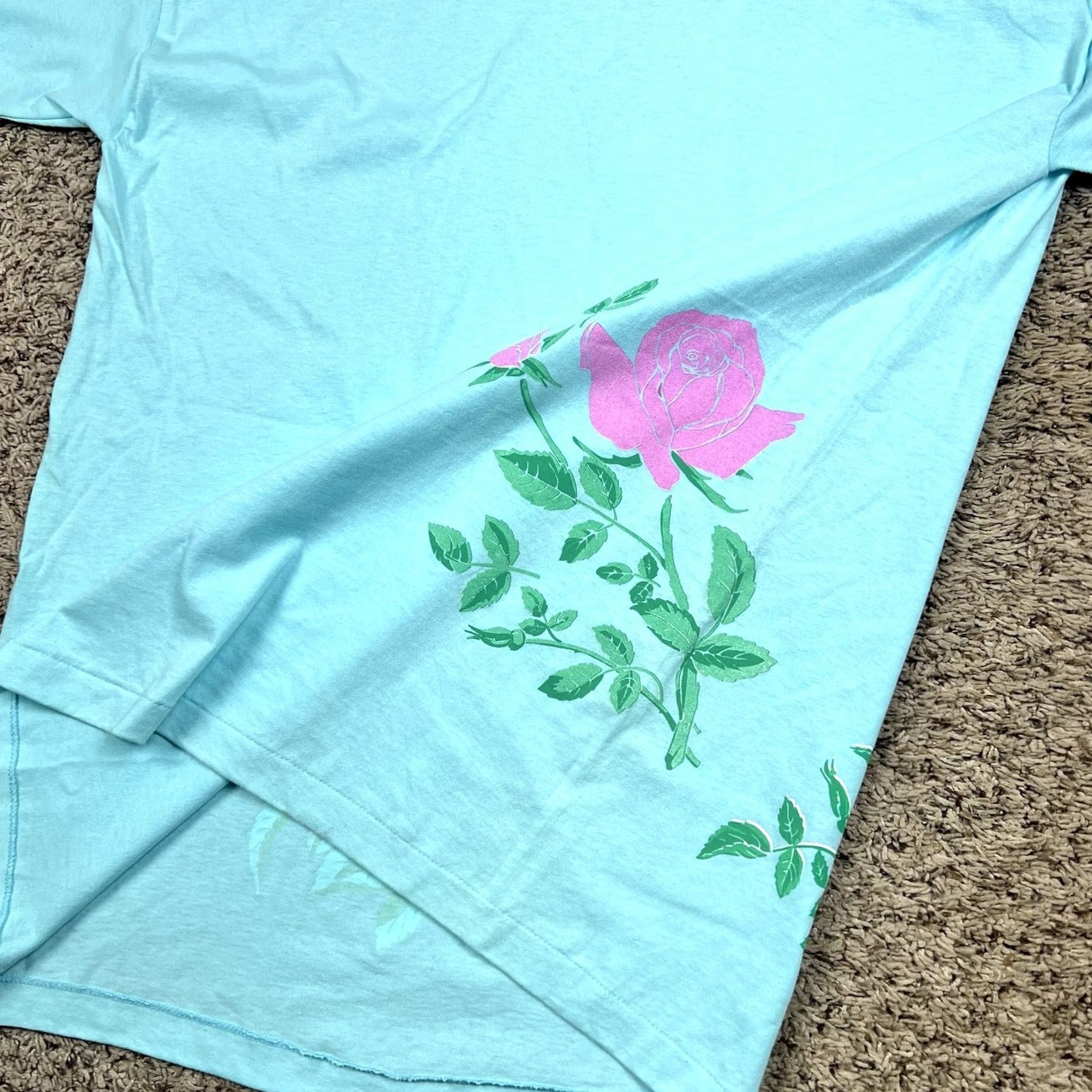 Vintage VINTAGE AmeriFlora’92 Rose Graphic Single Stitch T-Shirt XL Blue Unisex Adults 90s Floral Size US XL / EU 56 / 4 - 7 Thumbnail
