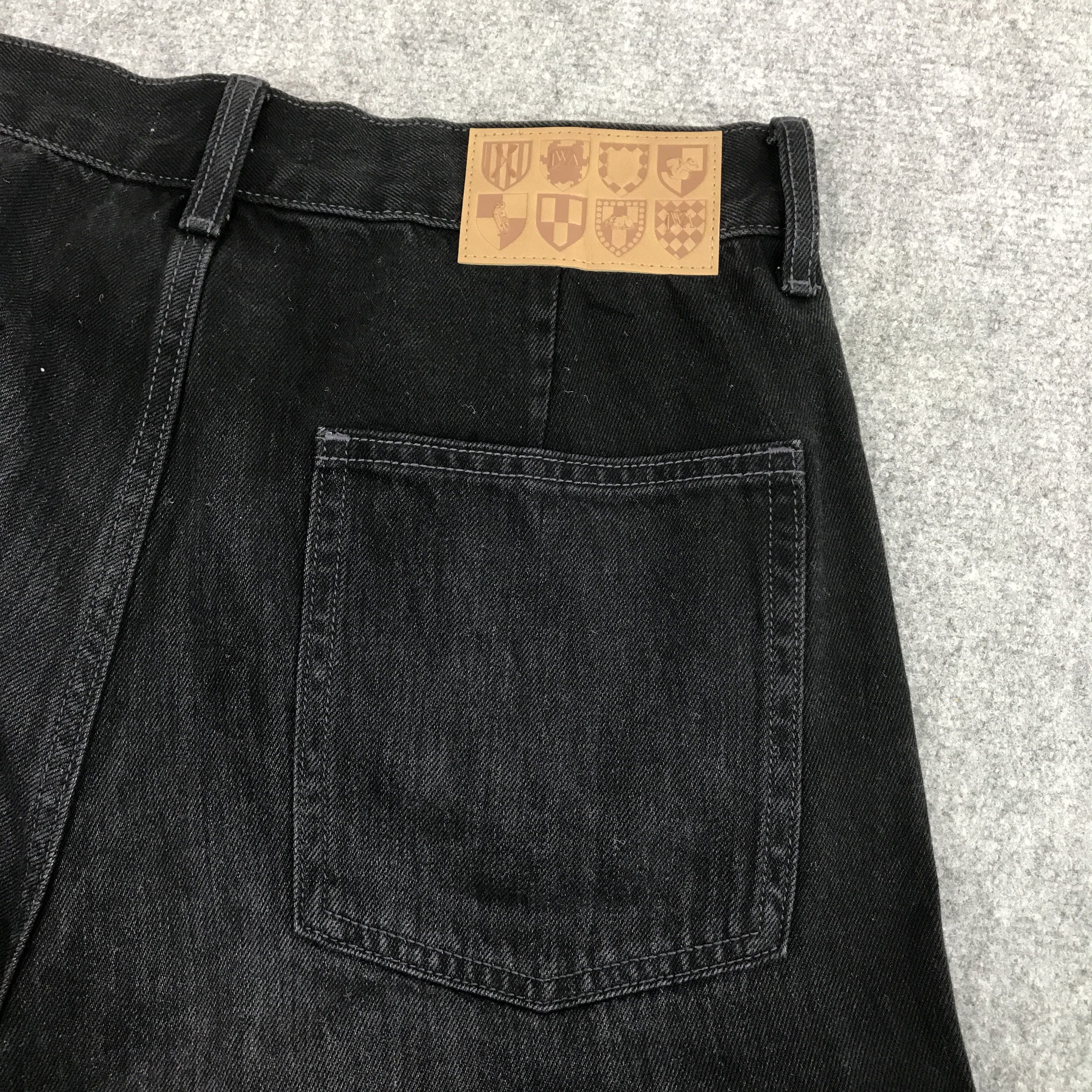 JW Anderson × Japanese Brand × Uniqlo J.W. Anderson x uniqlo baggy Black jean pants Size US 33 - 8 Thumbnail
