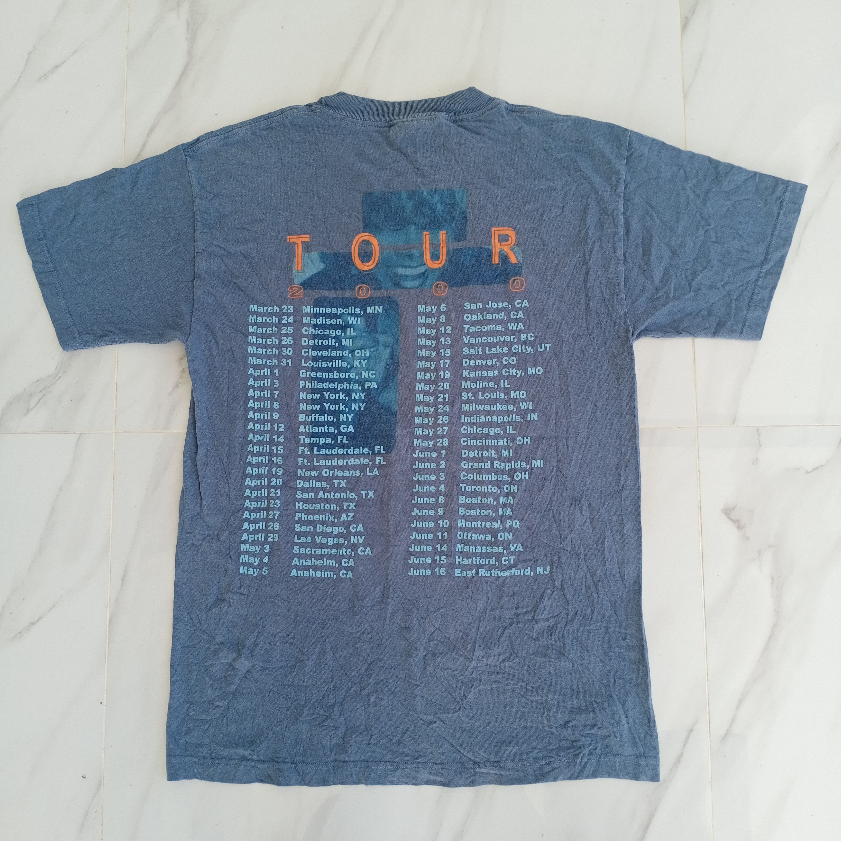 Band Tees Tina Turner Twenty Four Seven Tour Vintage 2000 Shirt Y2K M Size US M / EU 48-50 / 2 - 8 Thumbnail