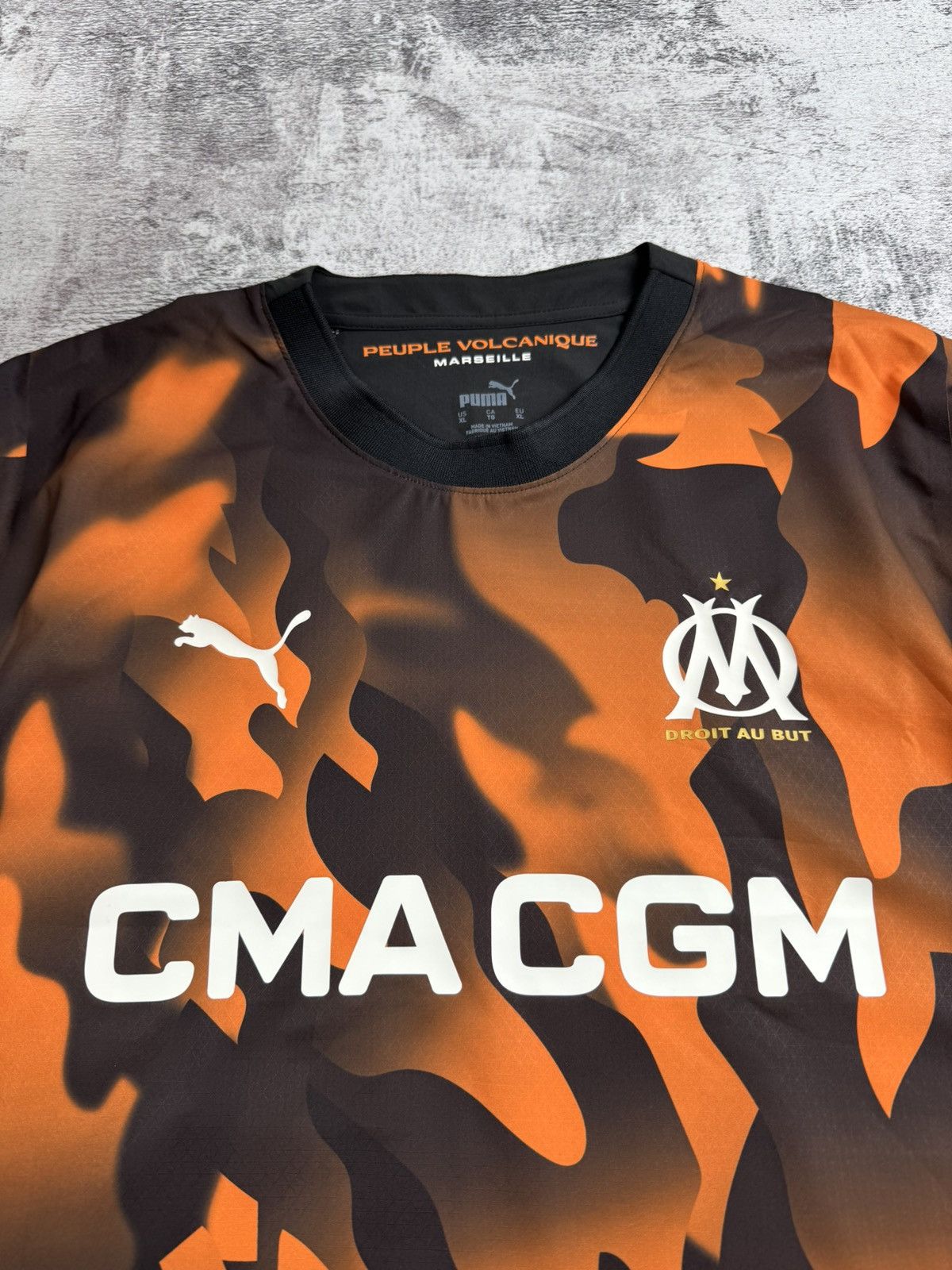 Puma OM Olympique Marseille 2024 Puma XL Third Soccer Football T Shirt Jersey Kit Size US XL / EU 56 / 4 - 7 Thumbnail