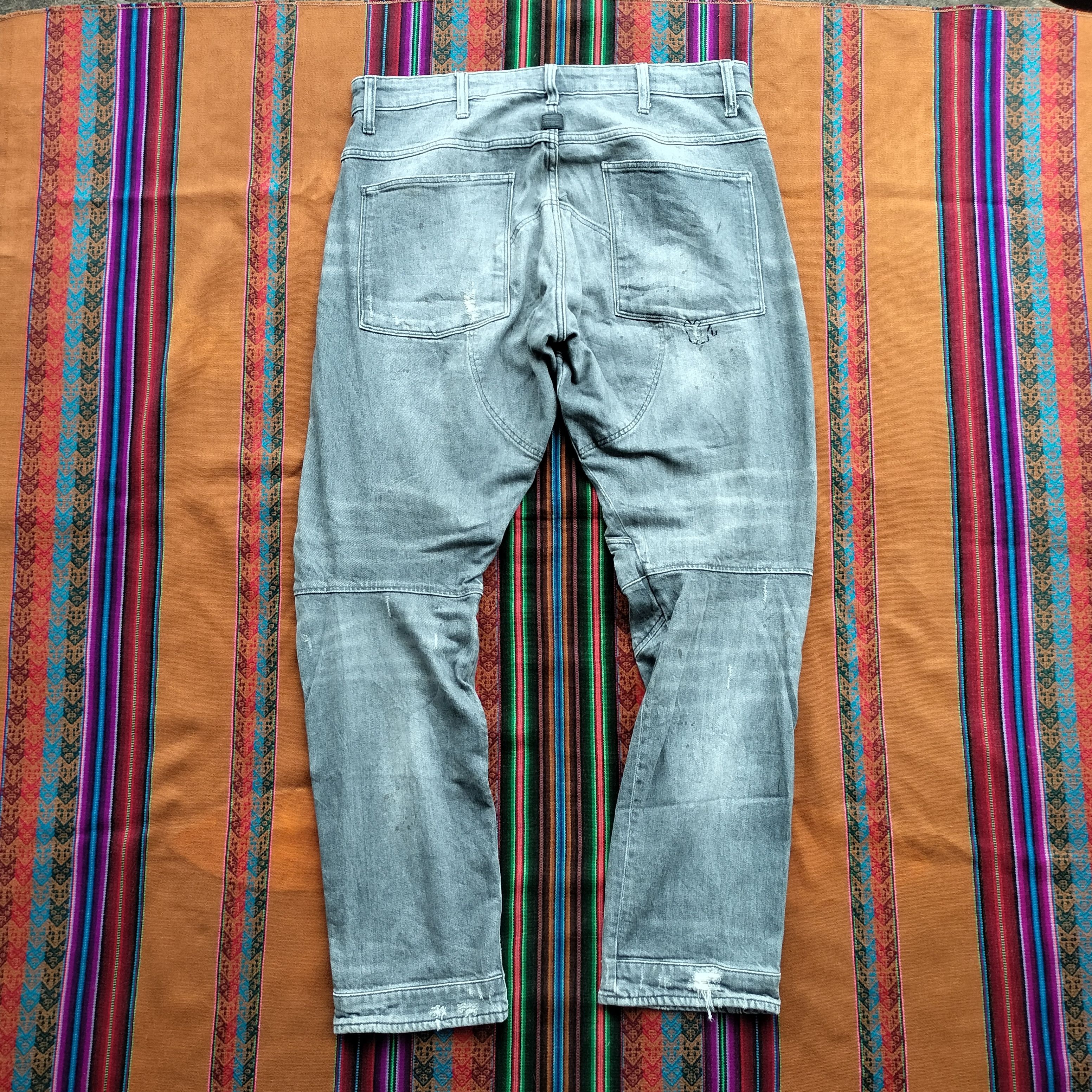 G-Star G Star raw 5620 3D tapered distressed denim Size US 34 / EU 50 - 2 Thumbnail