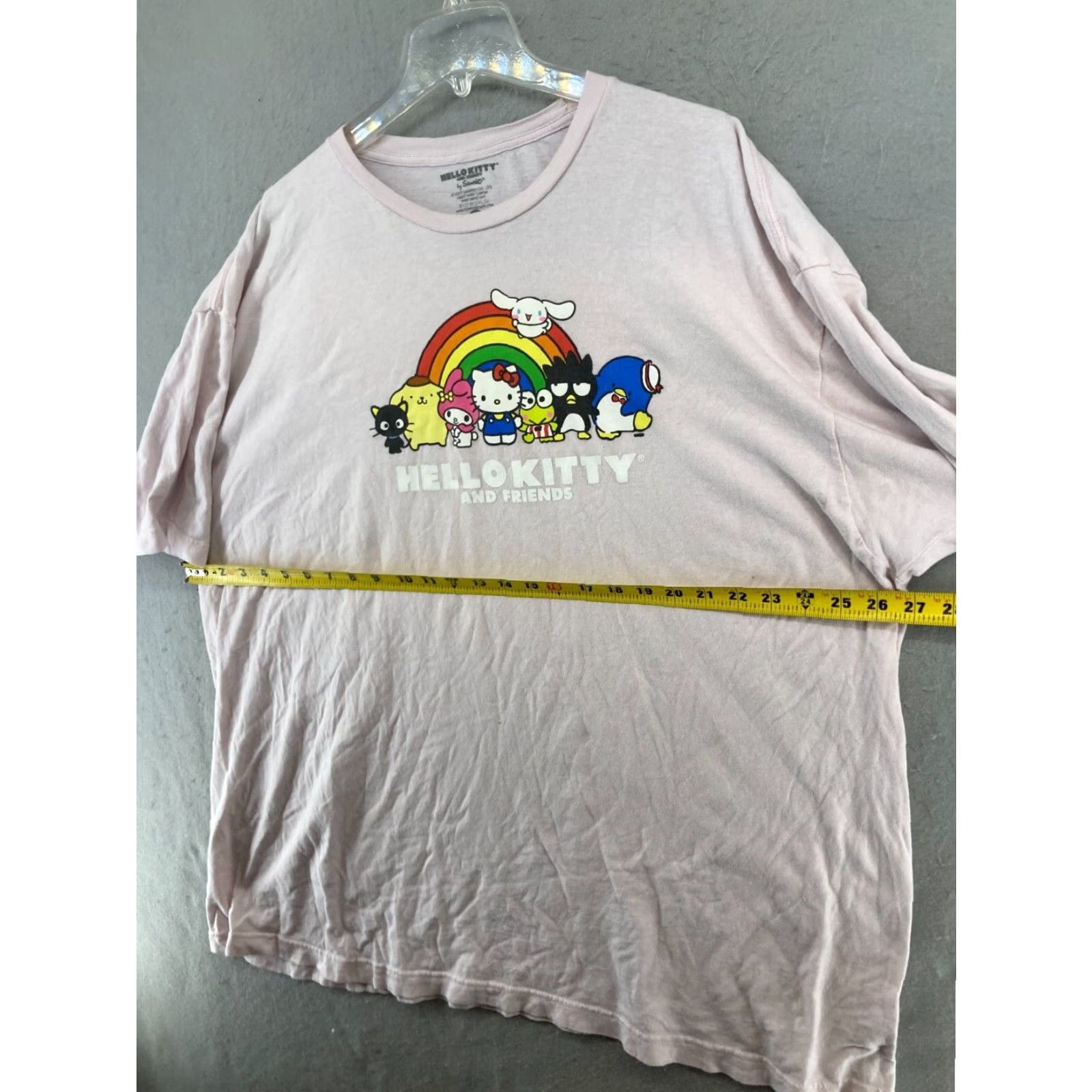 Vintage Sanrio Hello Kitty Womens TShirt 3XL Extra Large Pink Size XXL / US 16-18 / IT 52-54 - 2 Thumbnail