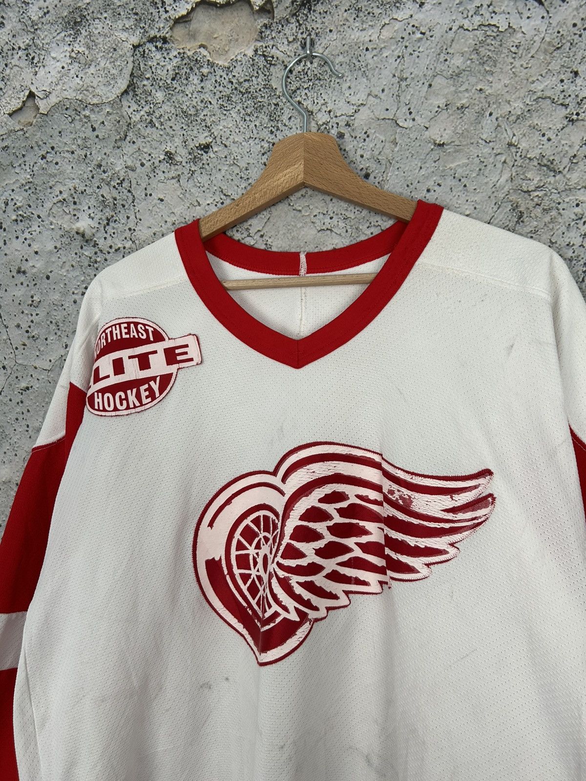 Vintage Vintage Detroit Red Wings NHL 90s Archive Jersey Hockey Rare Size US L / EU 52-54 / 3 - 3 Thumbnail