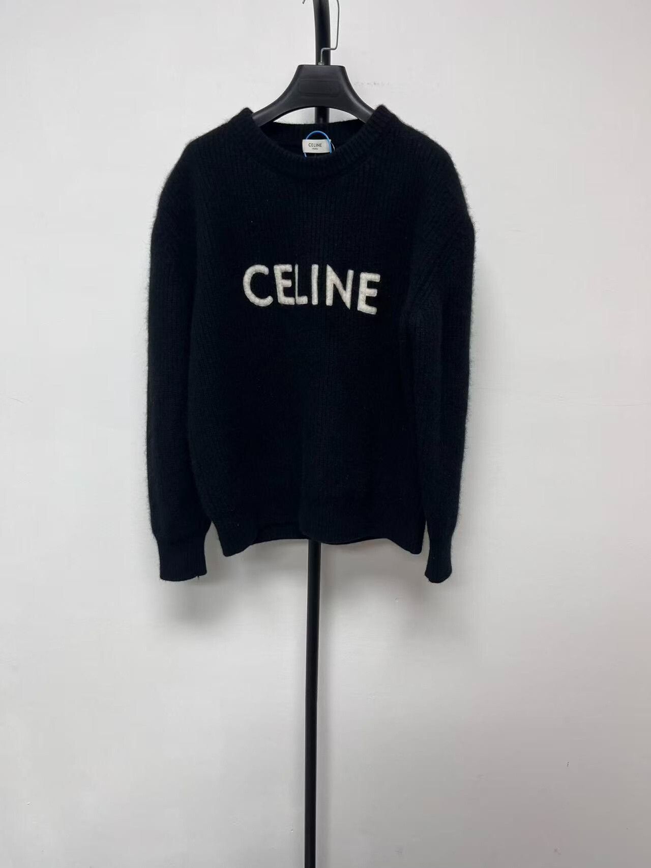 Celine classic embroidered crew neck wool sweater Size US XS / EU 42 / 0 - 1 Thumbnail