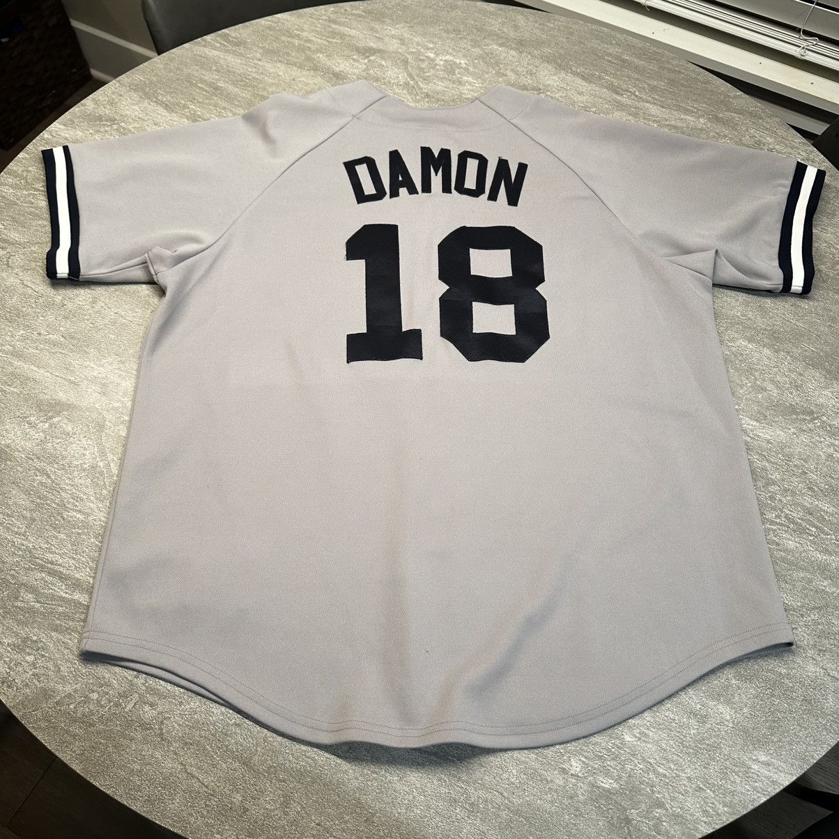 MLB × Majestic New York Yankees Damon Majestic MLB Baseball Jersey Shirt Size US XL / EU 56 / 4 - 8 Thumbnail