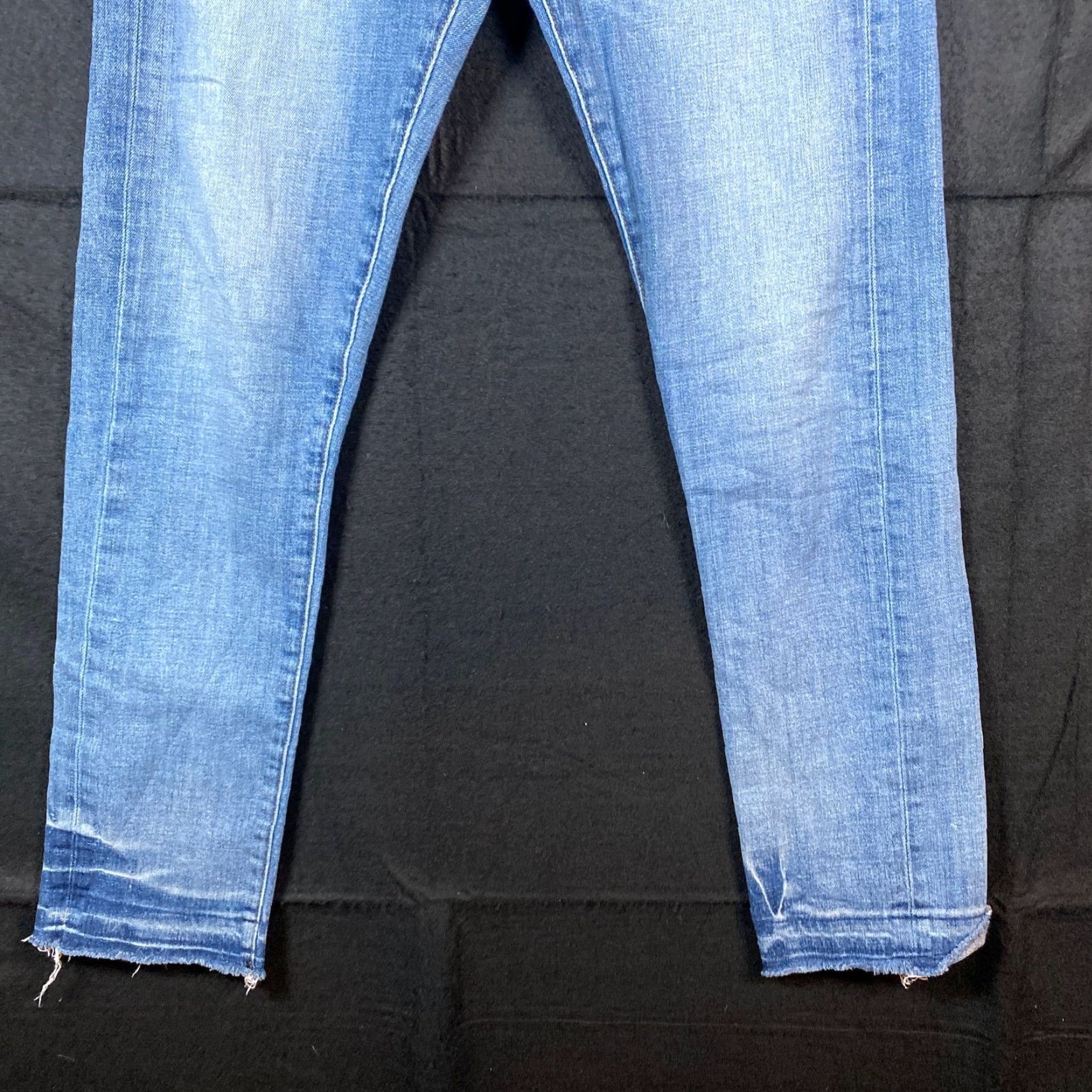 Vintage Pilcro and the Letterpress Womens Jeans Blue Denim Cropped Ankle Stretch 26 Size 26" / US 2 / IT 38 - 3 Thumbnail
