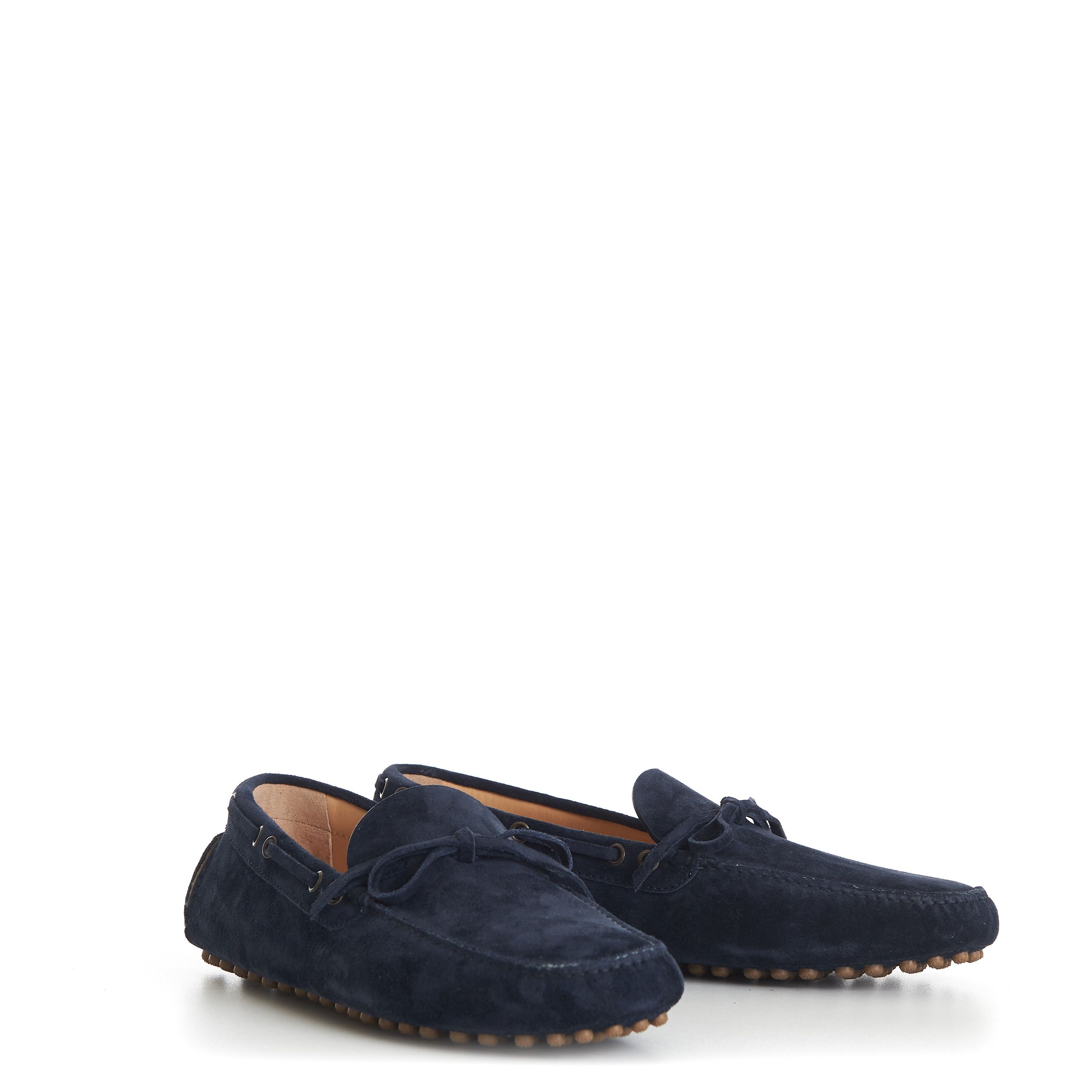 Brunello Cucinelli Dark Blue Driver Shoes Moccasin - Suede Calfskin Size US 8.5 / EU 41-42 - 12 Thumbnail
