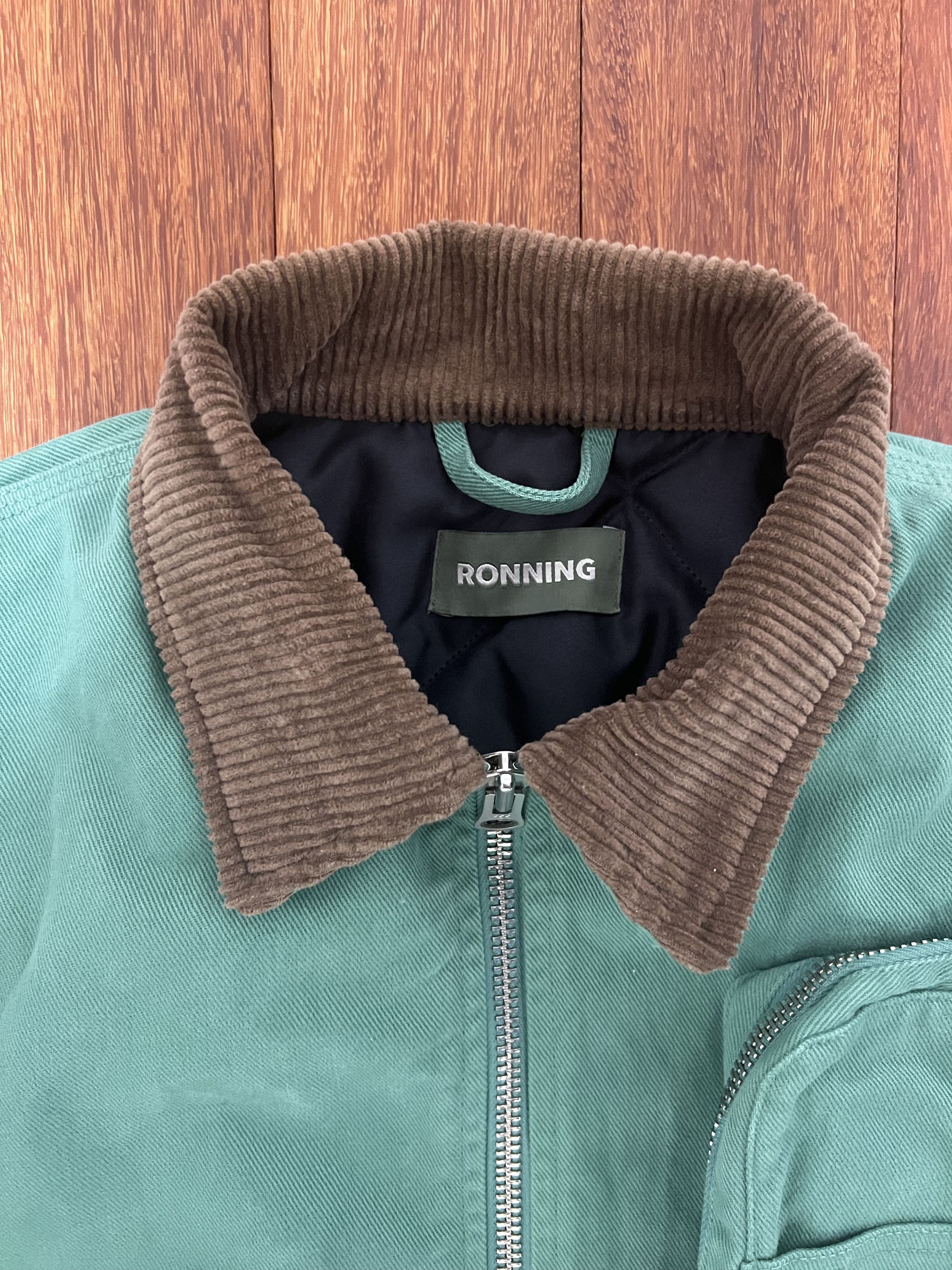 Ronning 💚 Ronning Seafoam Green Padded Zip Work Jacket Large NEW Size US L / EU 52-54 / 3 - 8 Thumbnail