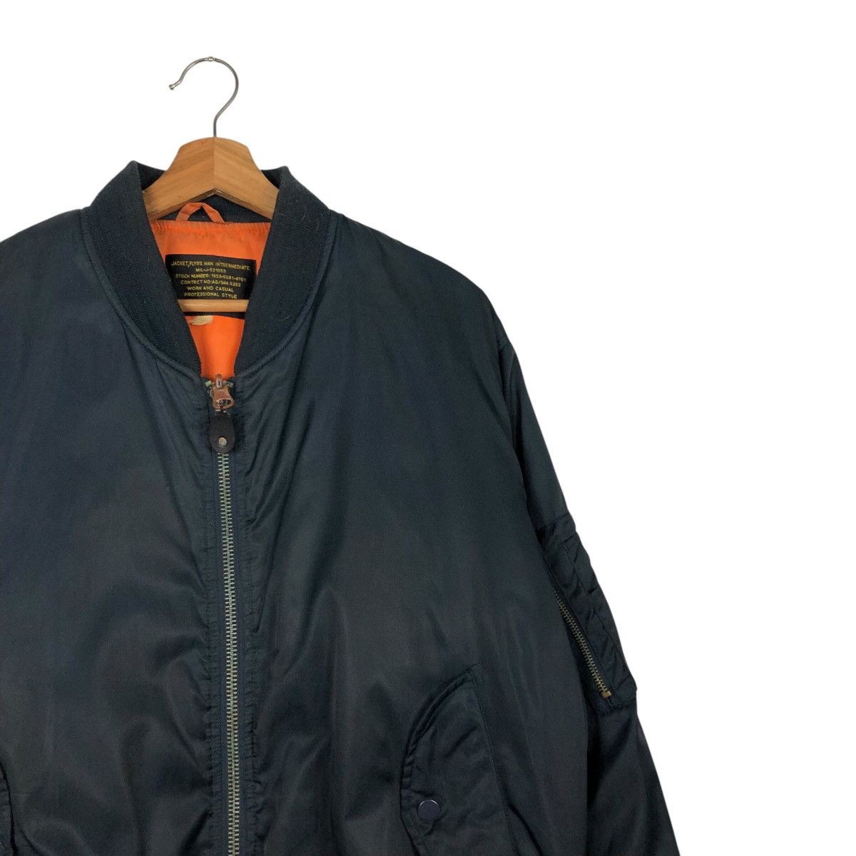 Japanese Brand × Vintage 📌Vintage Bomber Jacket Reversible Be-J For Parachute Design Size US L / EU 52-54 / 3 - 8 Thumbnail