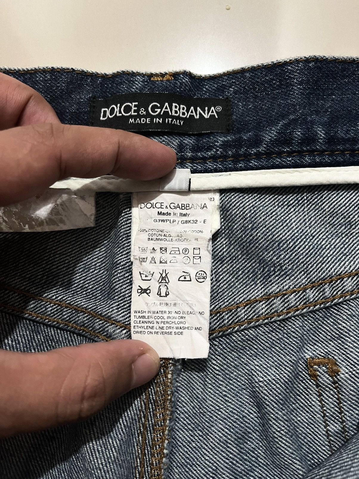 Dolce & Gabbana FW2009 DOLCE & GABBANA CLAWMARK JEANS Size US 34 / EU 50 - 6 Thumbnail