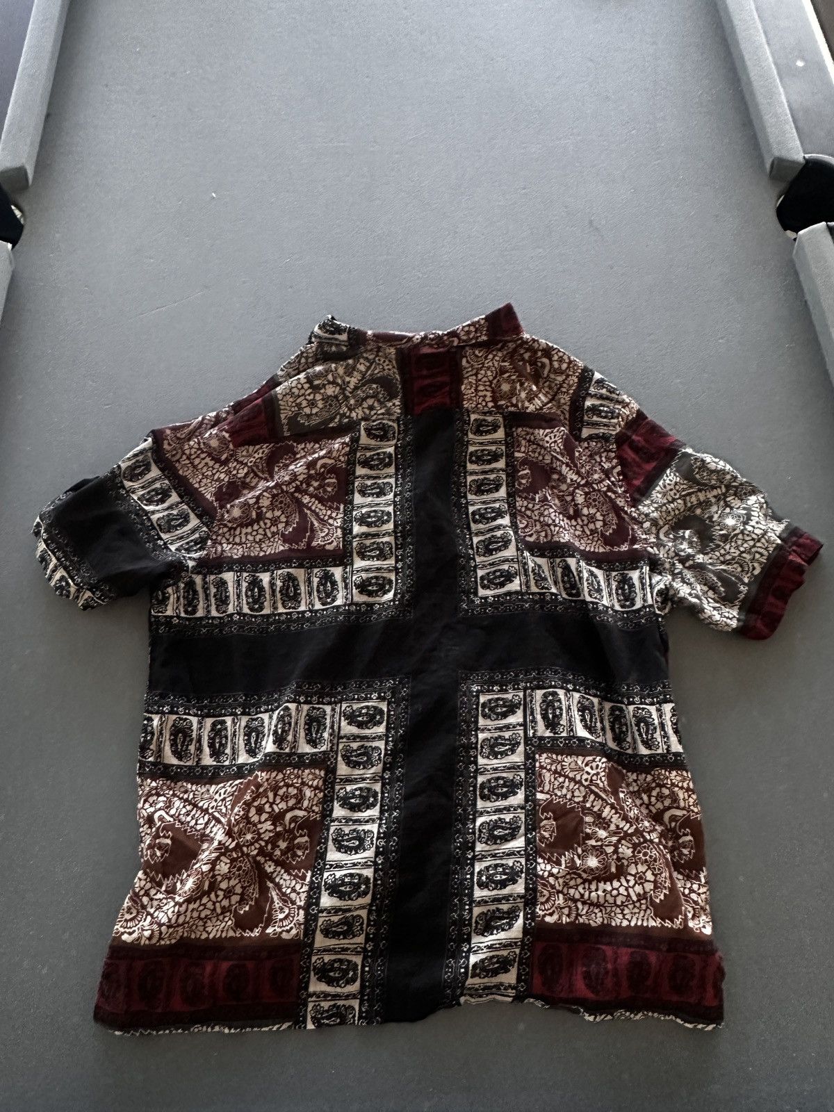 Allsaints All Saints Short Sleeve Button Down Size US L / EU 52-54 / 3 - 3 Thumbnail
