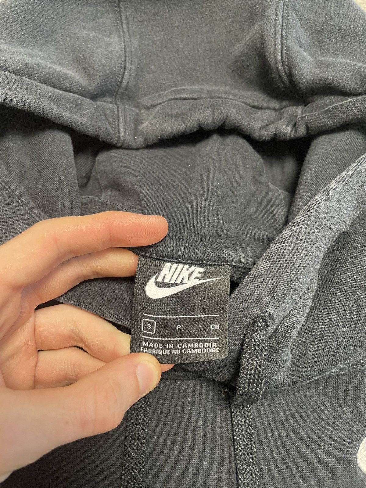Nike Vintage Nike Black Basic Hoodie Y2K Size US S / EU 44-46 / 1 - 7 Thumbnail