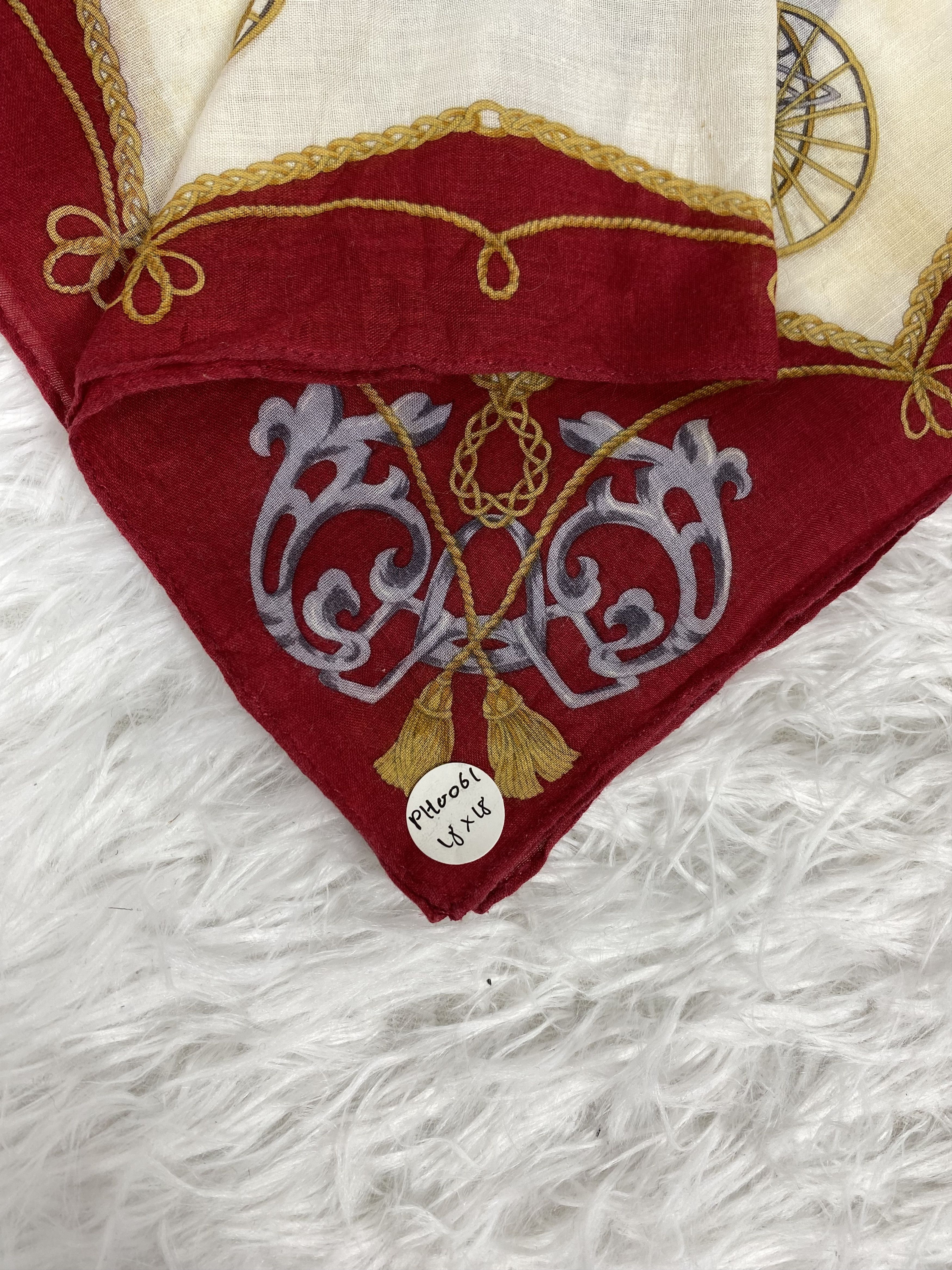 Celine Vintage Celine Handkerchief PH0061 Size ONE SIZE - 2 Thumbnail