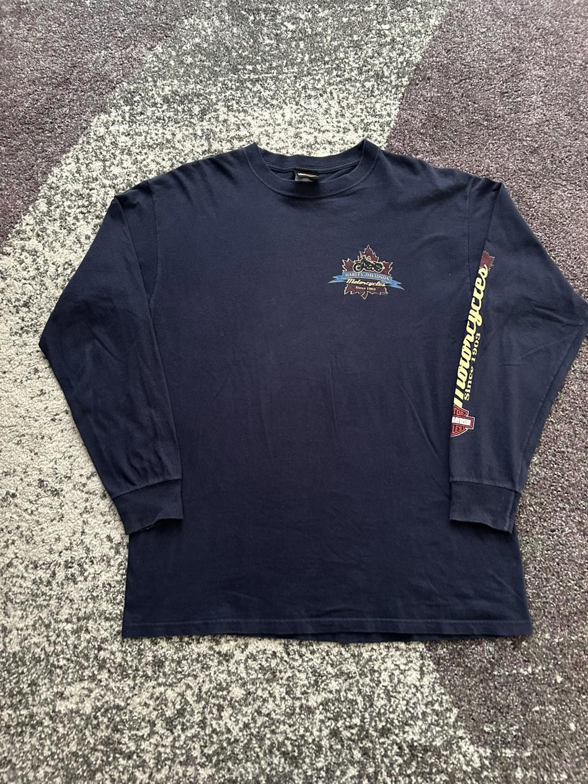 Vintage Harley-Davidson Maple Leaf Long Sleeve