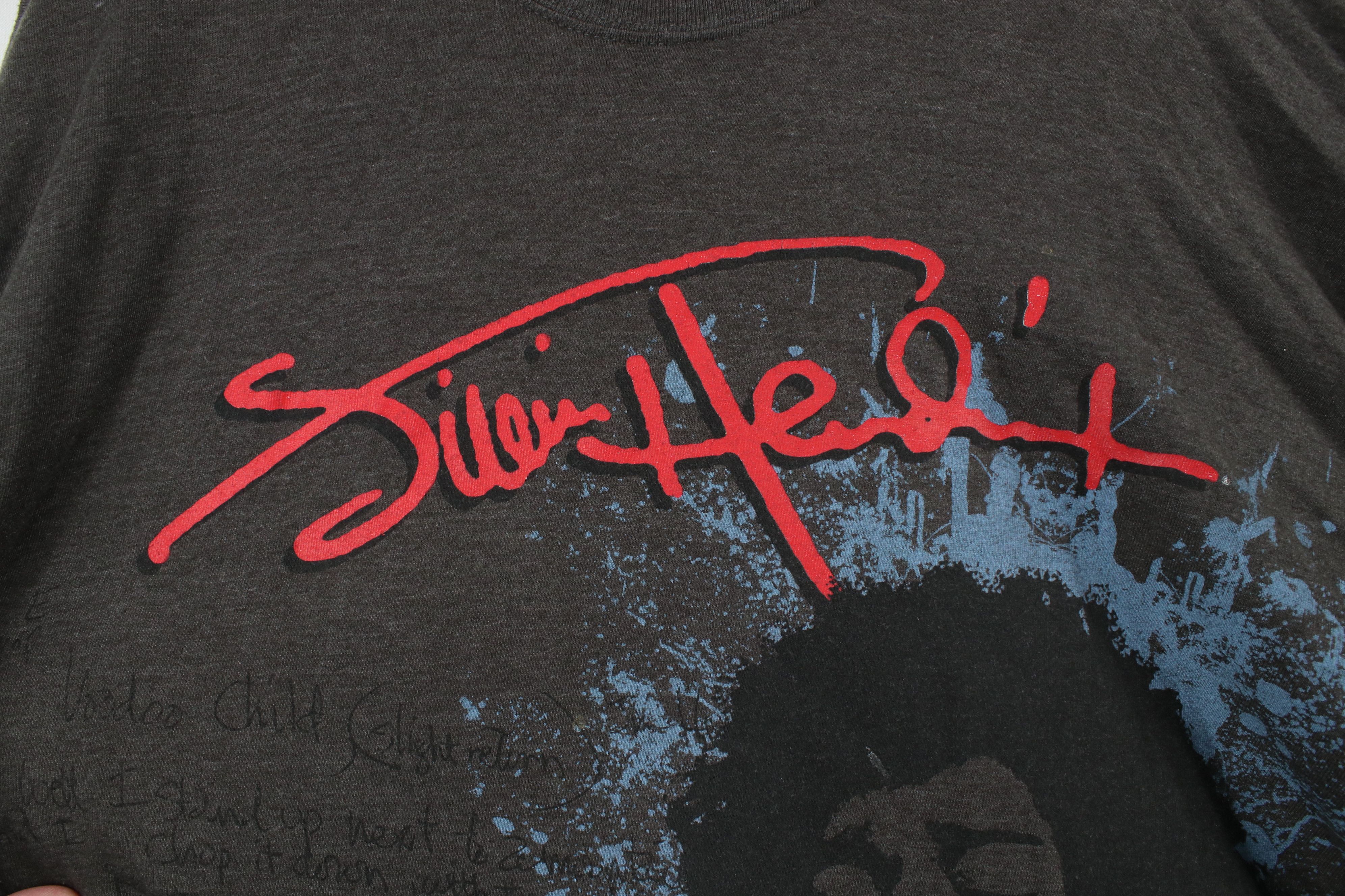 Vintage Vintage 90s Y2K Layered Jimi Hendrix Long Sleeve T-Shirt Size US XL / EU 56 / 4 - 4 Thumbnail