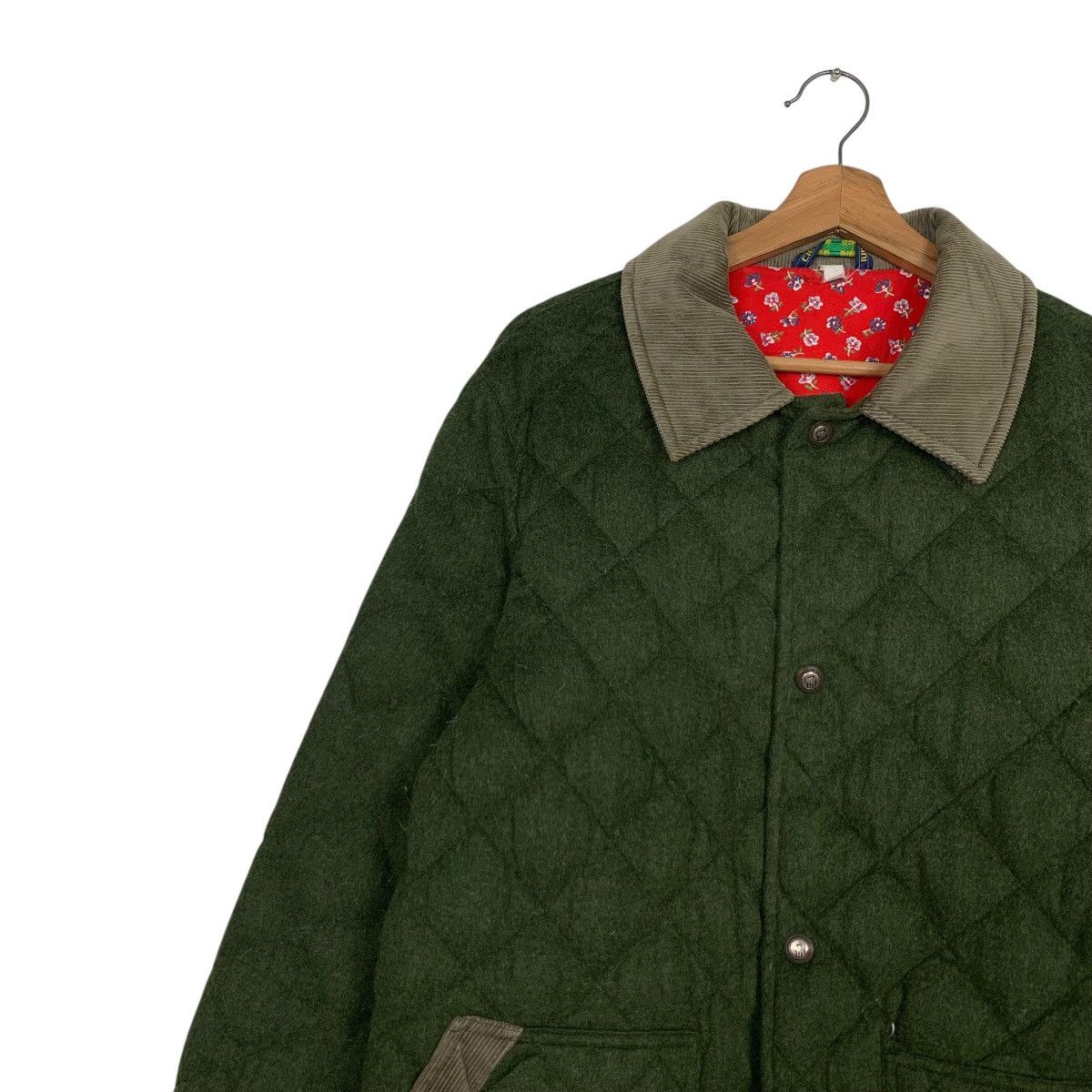 Vintage CIESSIE PLUMINI Tiroler Loden Quilted Down Jacket #2808-C127 Size US S / EU 44-46 / 1 - 3 Thumbnail