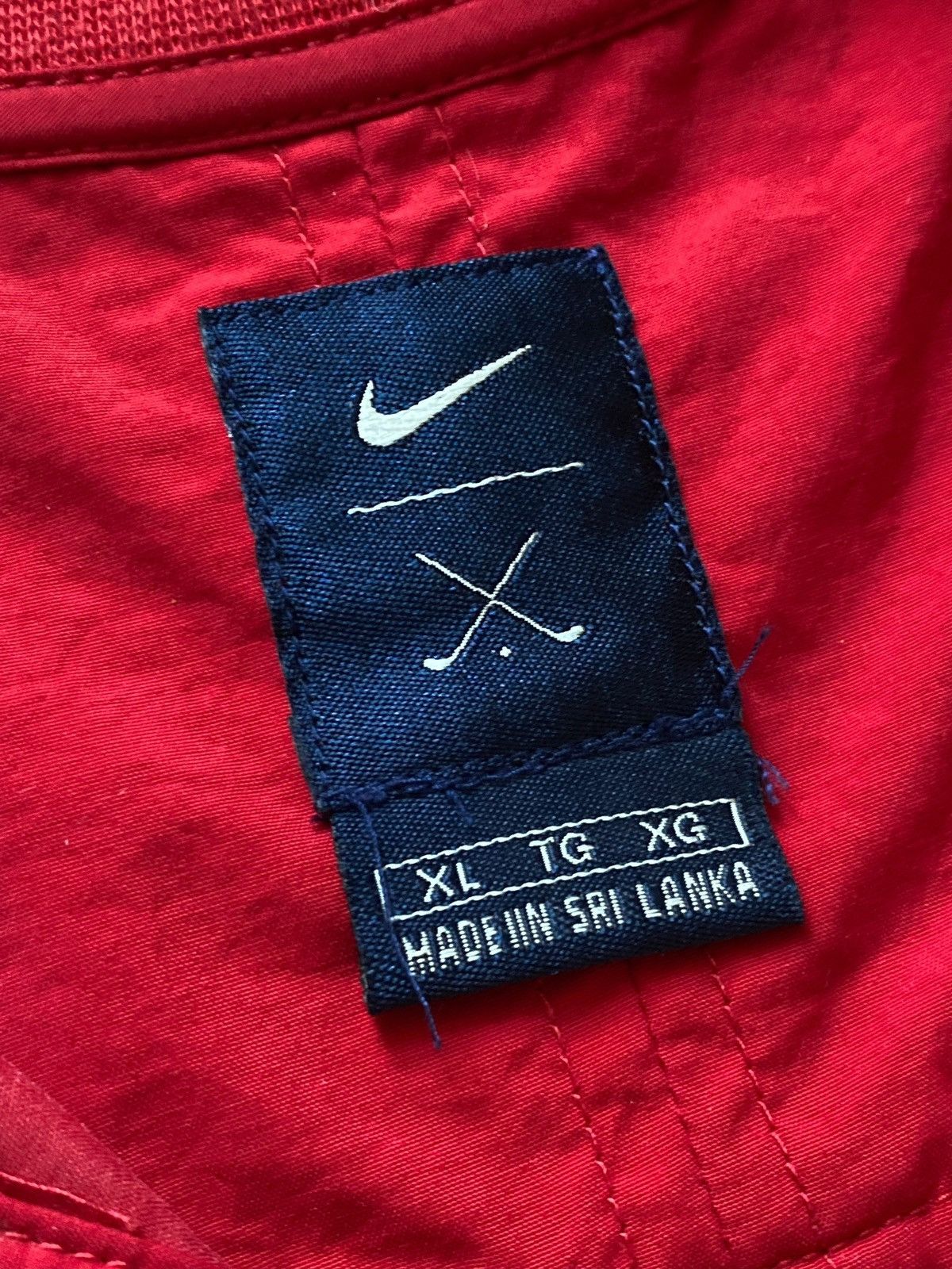 Nike Nike Y2K Nylon Vintage Sweatshirt Light Jacket Hot Red Size US XL / EU 56 / 4 - 13 Thumbnail
