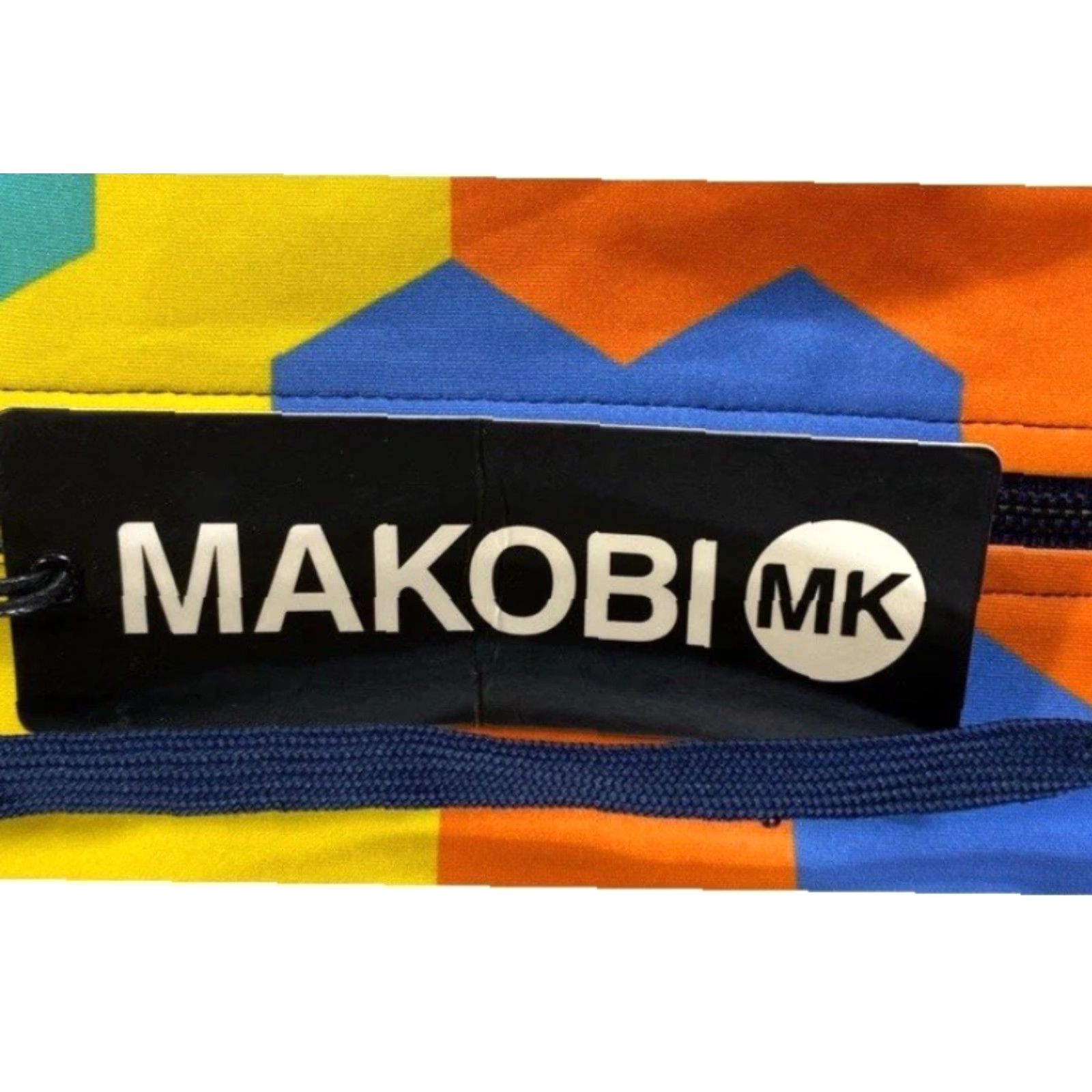 Vintage Makobi Navy Graphic Print Long Sleeve Hoodie Pockets ZipUp Size L Men’s Size US L / EU 52-54 / 3 - 5 Thumbnail