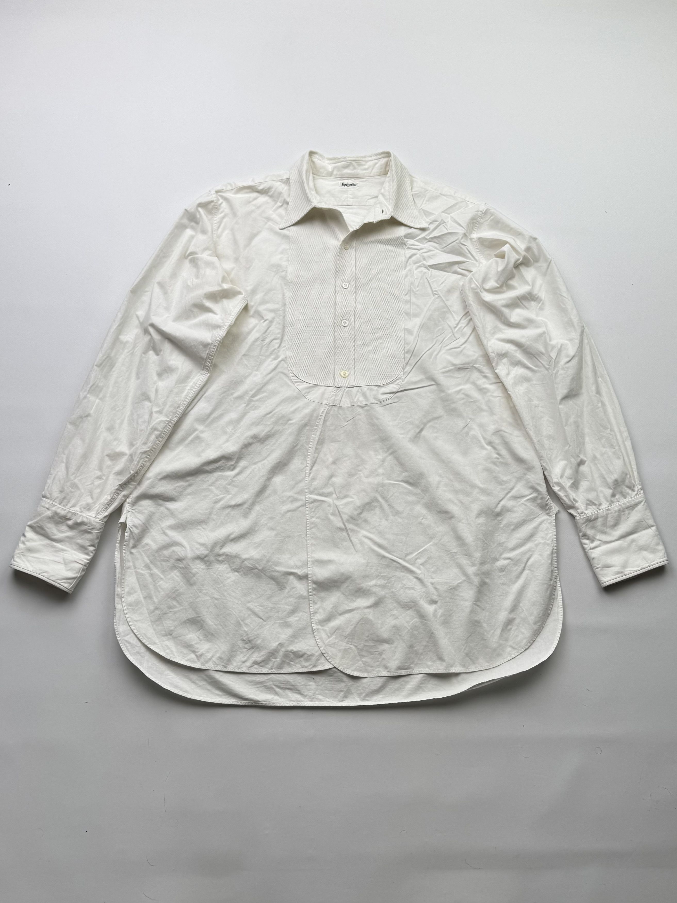 Yohji Yamamoto Vintage Asymmetry Shirt Yohji Style B689(V324)E2 Size US M / EU 48-50 / 2 - 1 Thumbnail