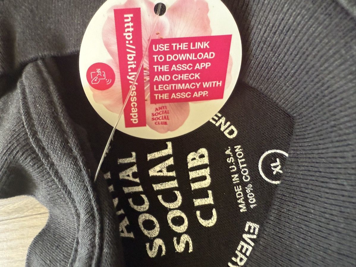 Anti Social Social Club × Fragment Design Anti Social Social Club x Fragment Design Black Pink XL Size US XL / EU 56 / 4 - 4 Thumbnail