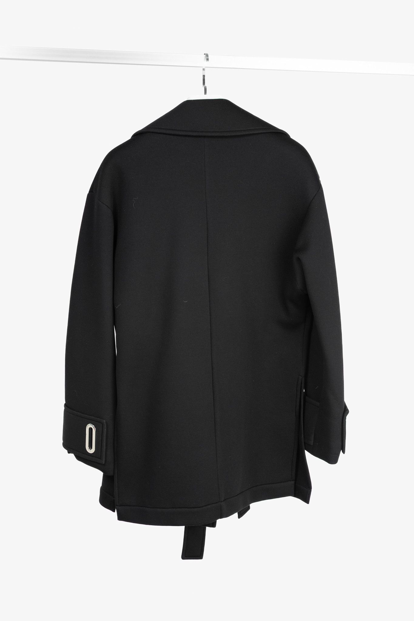 Other Beaufille Black Modal-Neoprene Wrap Jacket Size S / US 4 / IT 40 - 2 Thumbnail