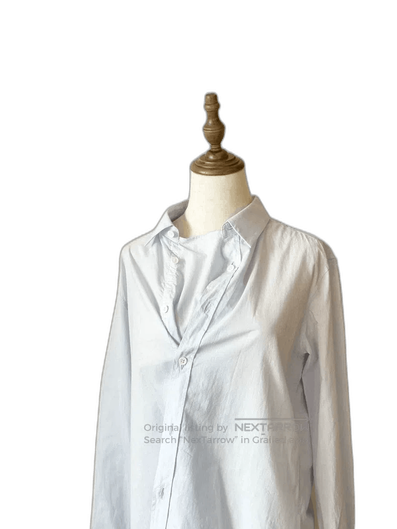 Yohji Yamamoto Yohji Yamamoto Y's Deformed Long Sleeve Shirt Size US M / EU 48-50 / 2 - 1 Thumbnail