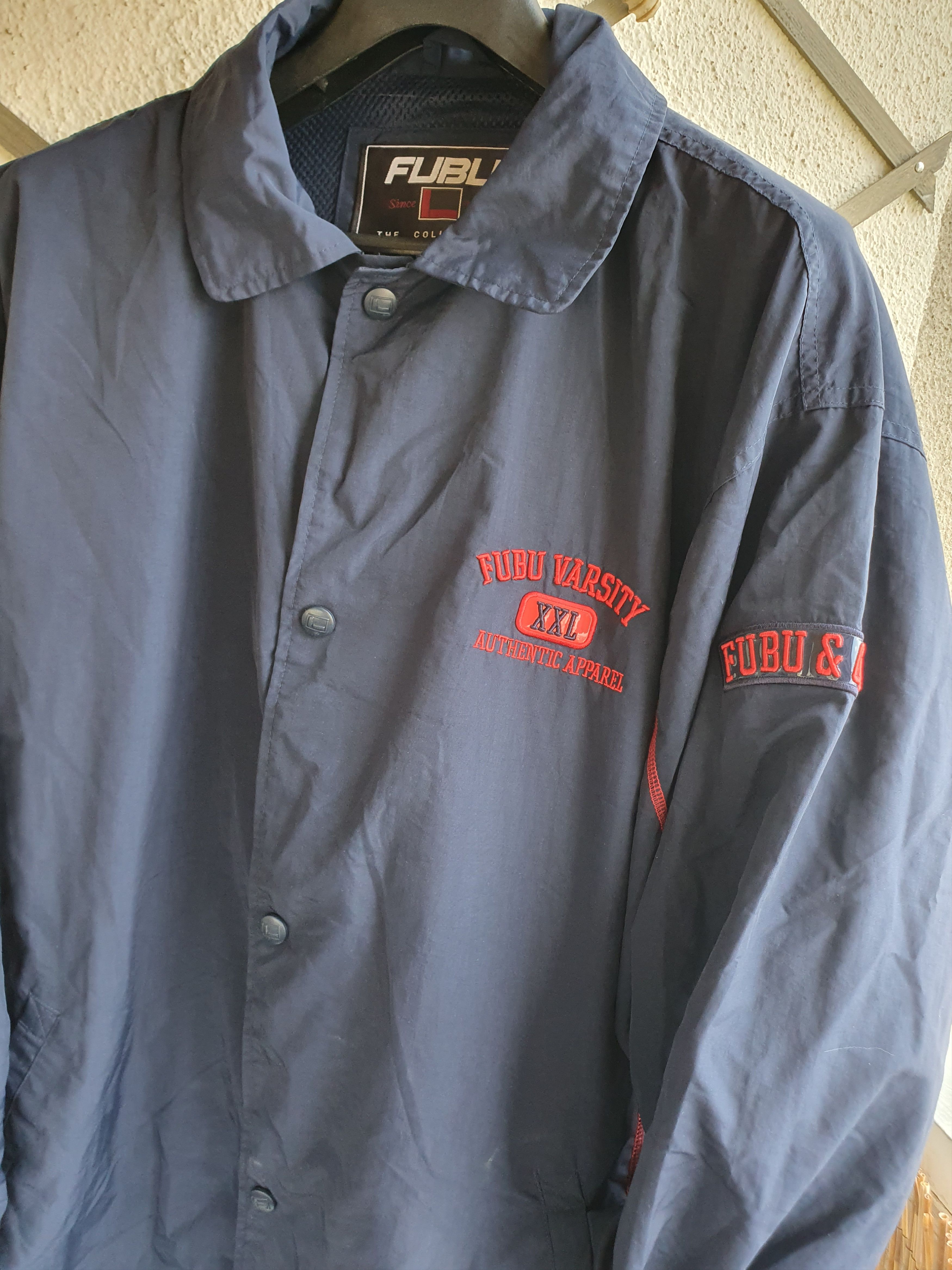 Fubu fubu the collection Varsity Vtg Jacket Windbreaker Size US XL / EU 56 / 4 - 6 Thumbnail