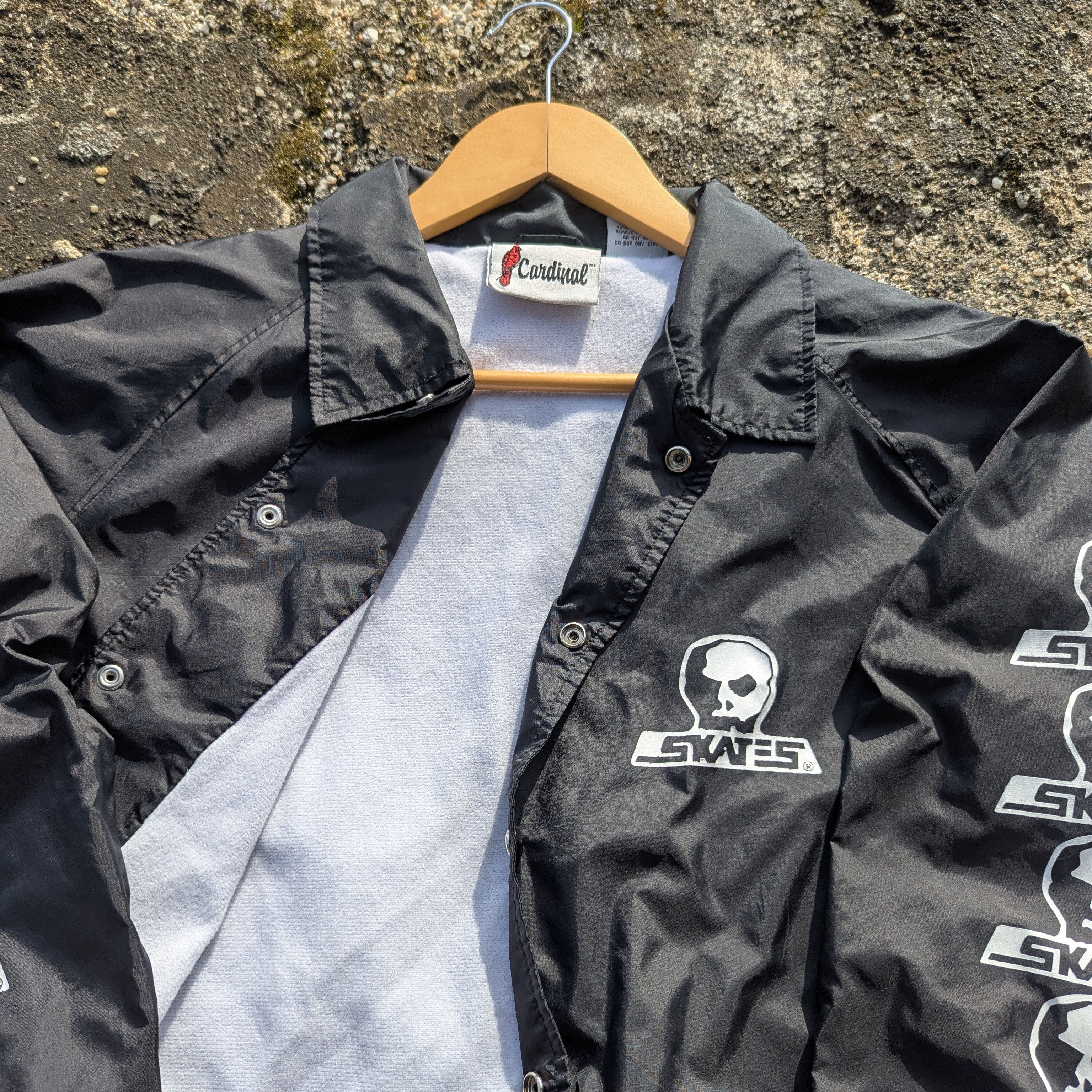 Other 90S SKULL SKATES LOGO COACH JACKET Size US L / EU 52-54 / 3 - 5 Thumbnail