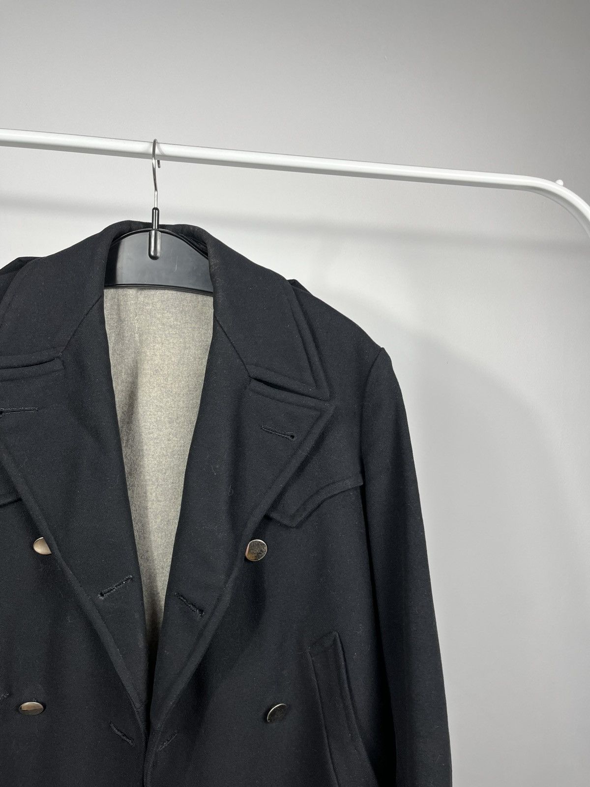 Other Vintage Heavy Wool Jacket Double Breasted Black Size US S / EU 44-46 / 1 - 3 Thumbnail