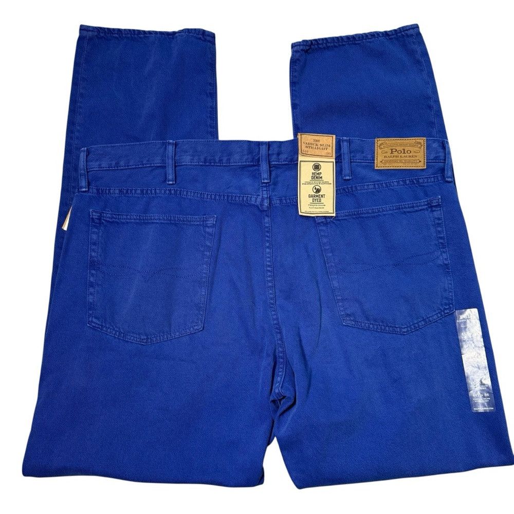 Polo Ralph Lauren NWT New $138 Polo Ralph Lauren Varick Slim Straight Blue Je Size US 44 / EU 60 - 4 Thumbnail