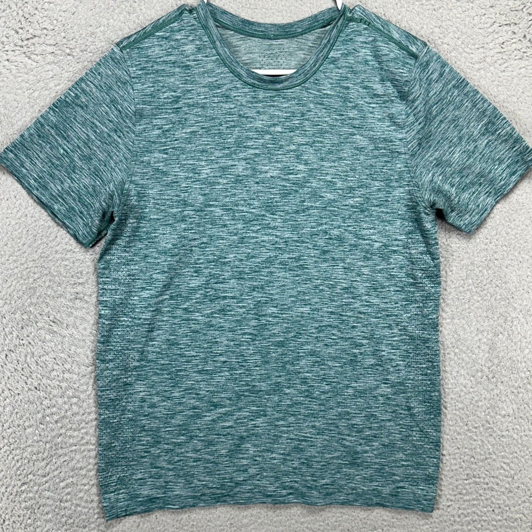 Lululemon Lululemon Men Metal Vent Tech T-Shirt Athletic Crew Neck Short Sleeve Medium Green Heather Logo Shirt Spring/Workout Tee Size US M / EU 48-50 / 2 - 3 Thumbnail