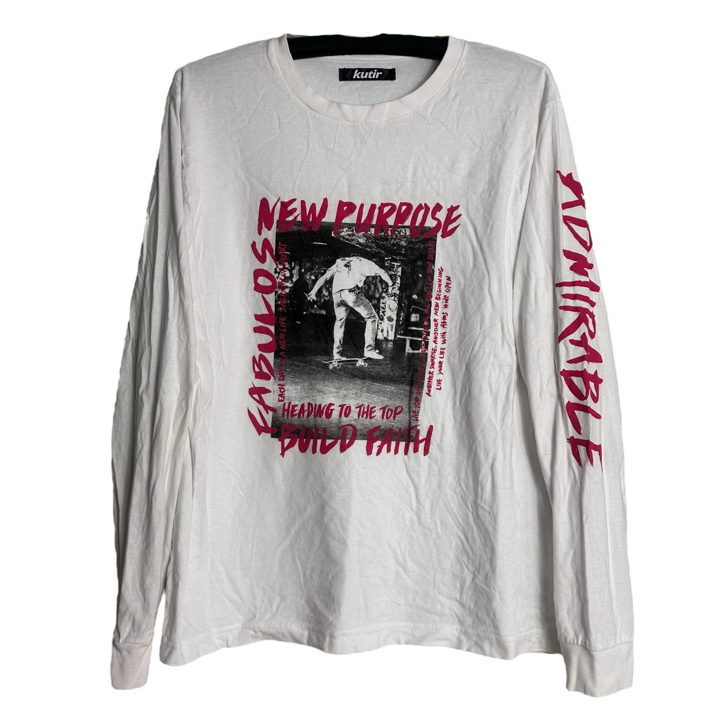 Japanese Brand 🔥RARE🔥Kutir Japanese Brand All Print L/Sleeve T-shirt Size US M / EU 48-50 / 2 - 1 Thumbnail