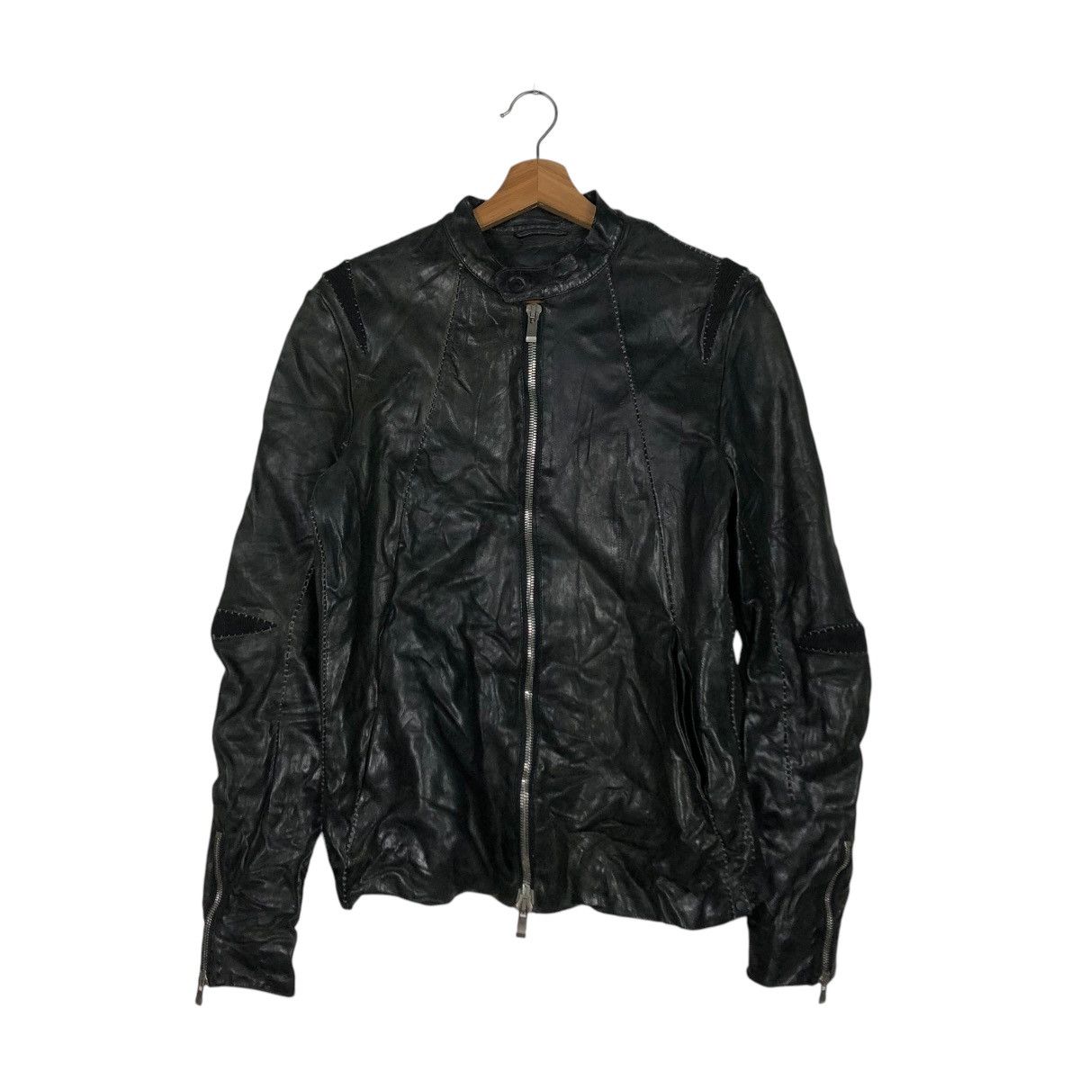 Incarnation 🔥VINTAGE GENUINE LEATHER BIKER JACKET INCARNATION Size US S / EU 44-46 / 1 - 3 Thumbnail