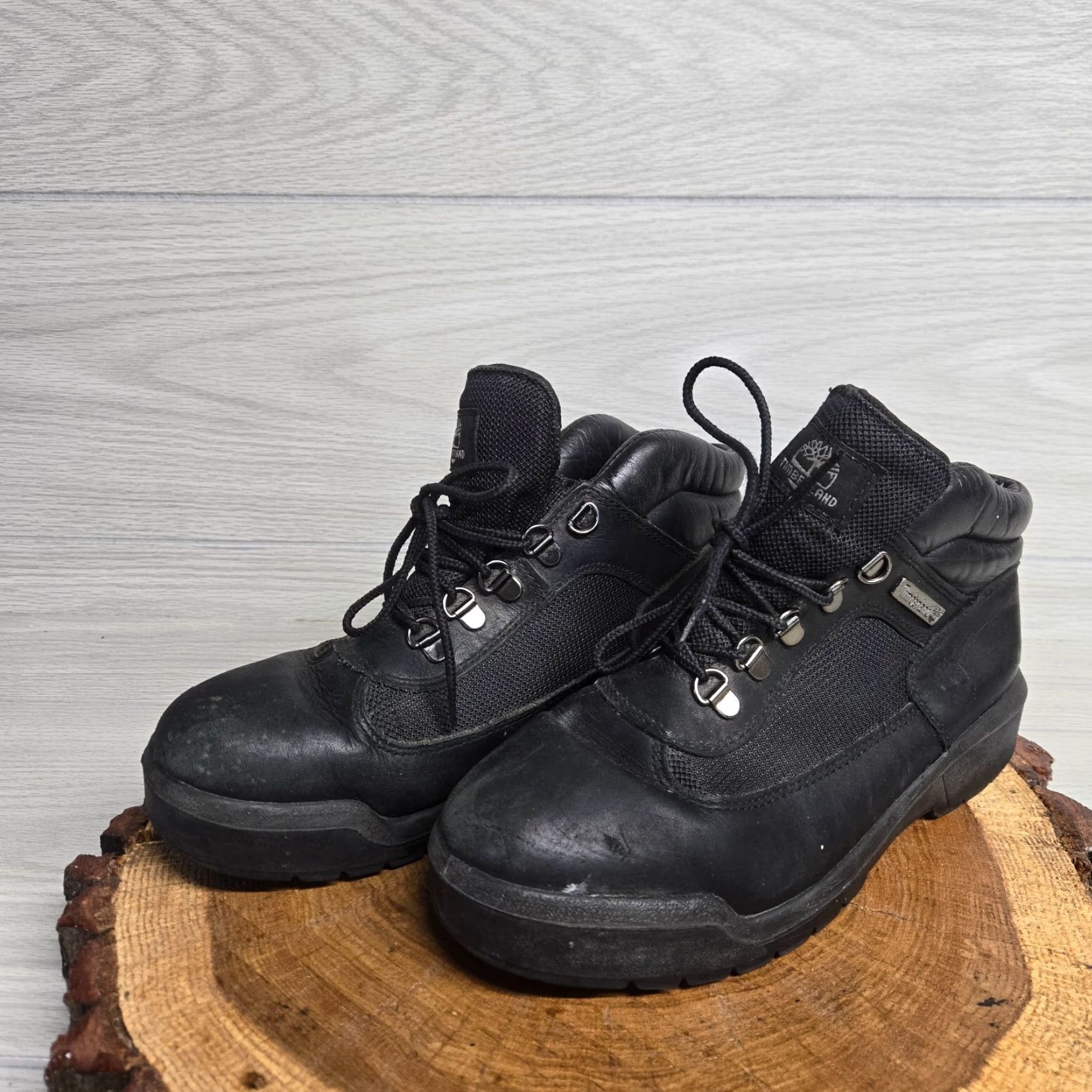 Timberland Timberland Boot Solid Black Lace Up Boots Adult Women’s Size 7 Size US 7 / IT 37 - 2 Thumbnail