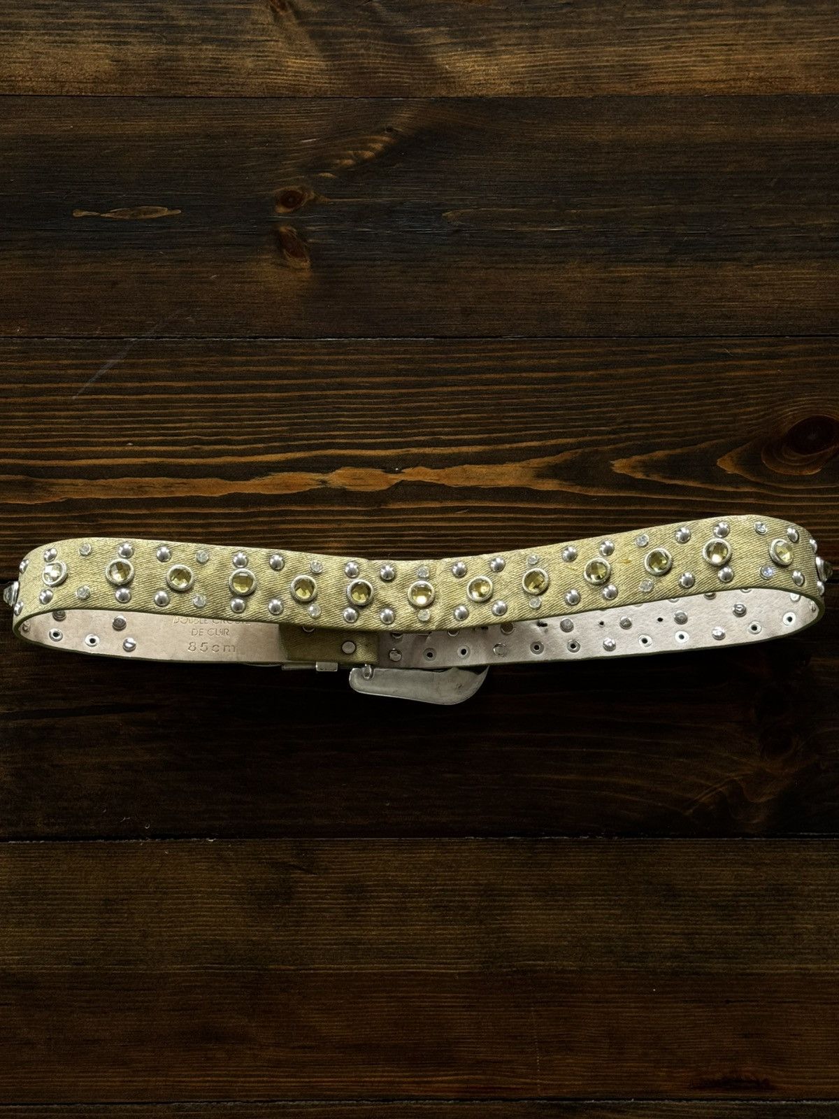 Vintage Belts Y2K Bb.Simon Style Punk Cotton belt Japanese