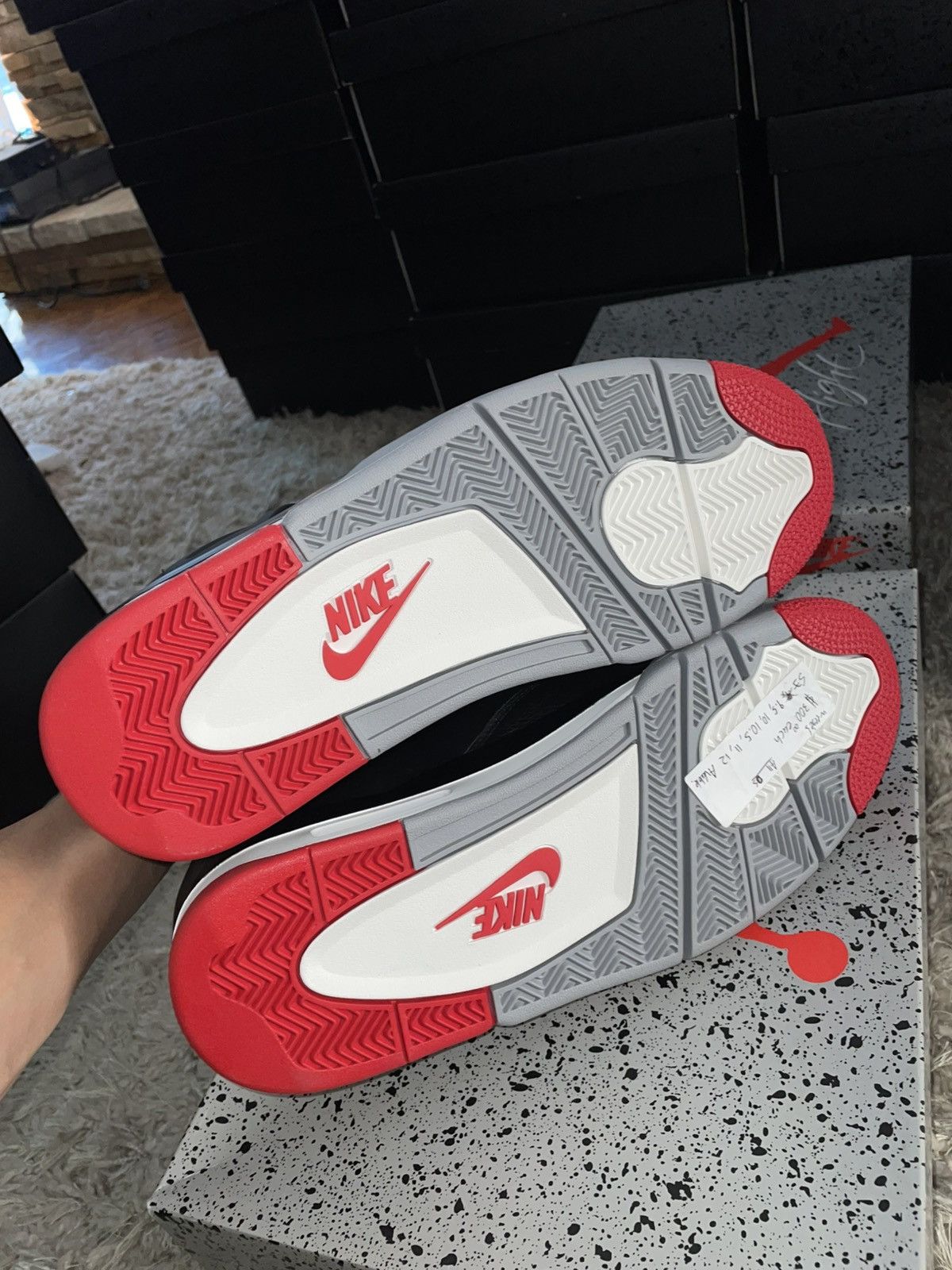 Jordan Brand Jordan 4 Bred Reimagined Size US 10.5 / EU 43-44 - 8 Thumbnail