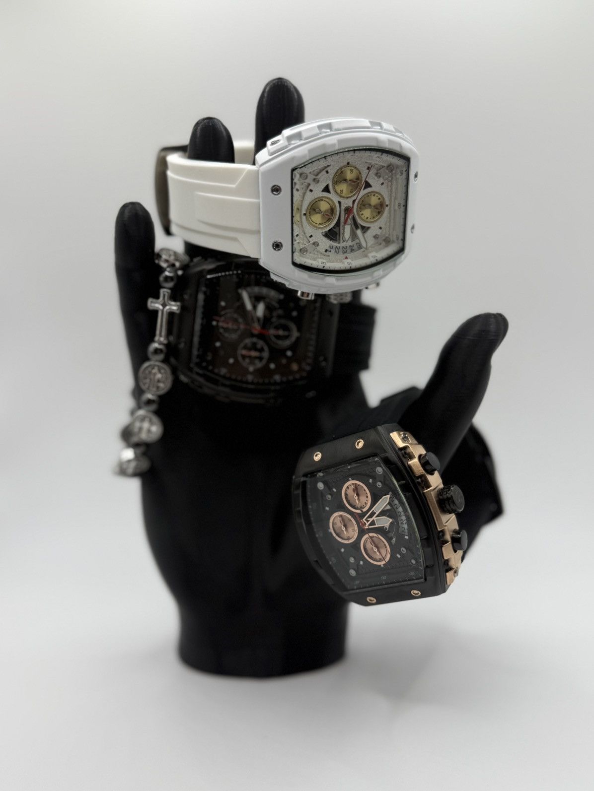 Vintage 5pc Time Piece Collection | Luxurious Accessories for Men Size ONE SIZE - 1 Preview