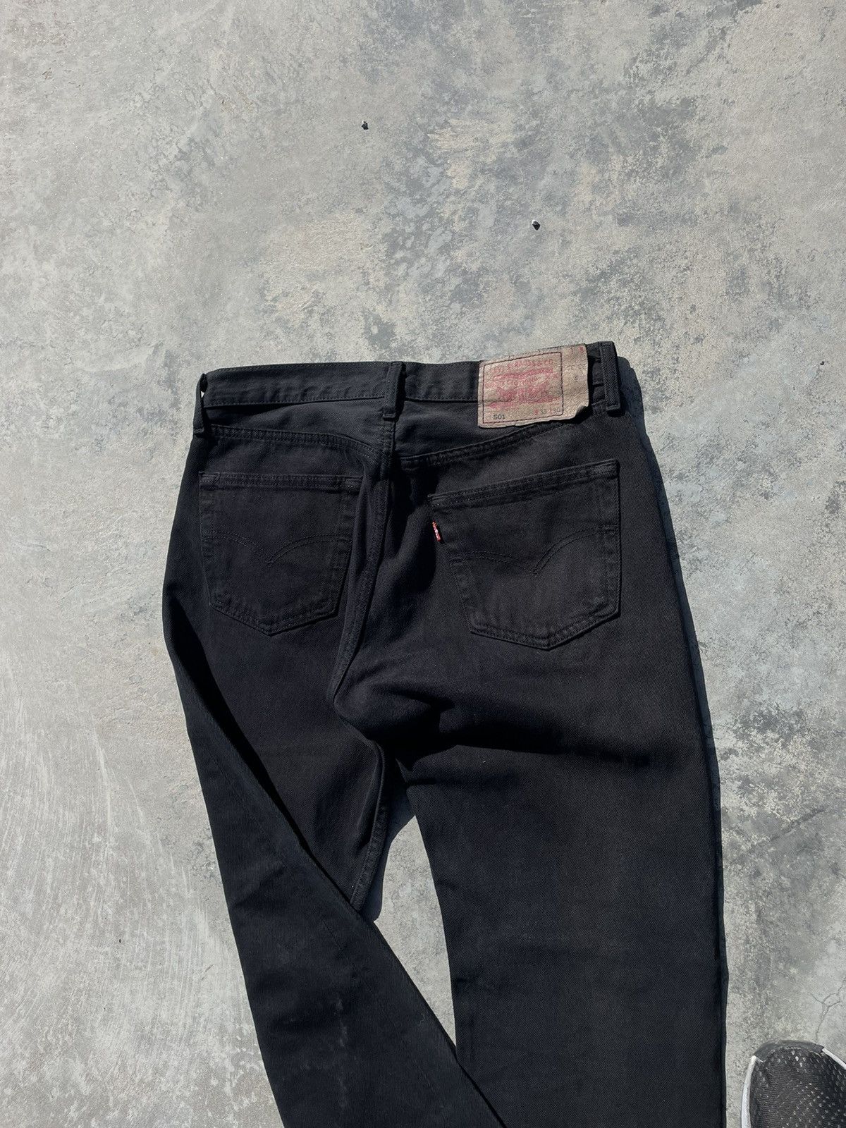 Levi's 🔥 VINTAGE LEVIS 501 RARE DISTRESS JEANS Y2K 🔥 Size US 32 / EU 48 - 4 Thumbnail