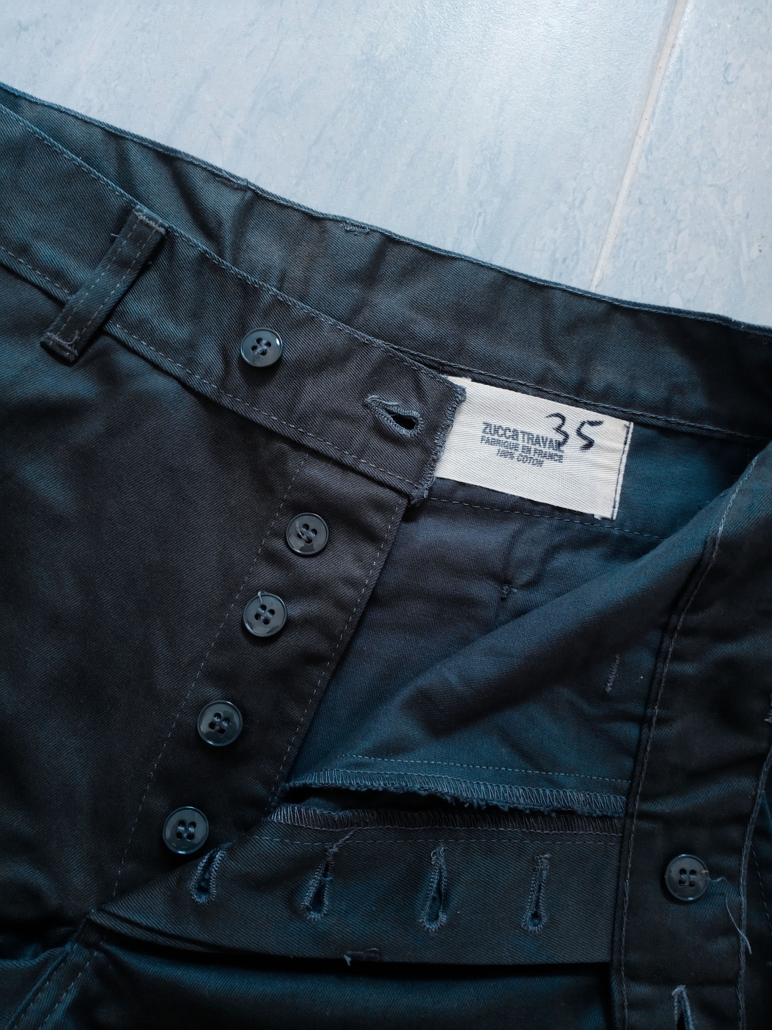 Cabane De Zucca Travail France Army Green Pants Size 32