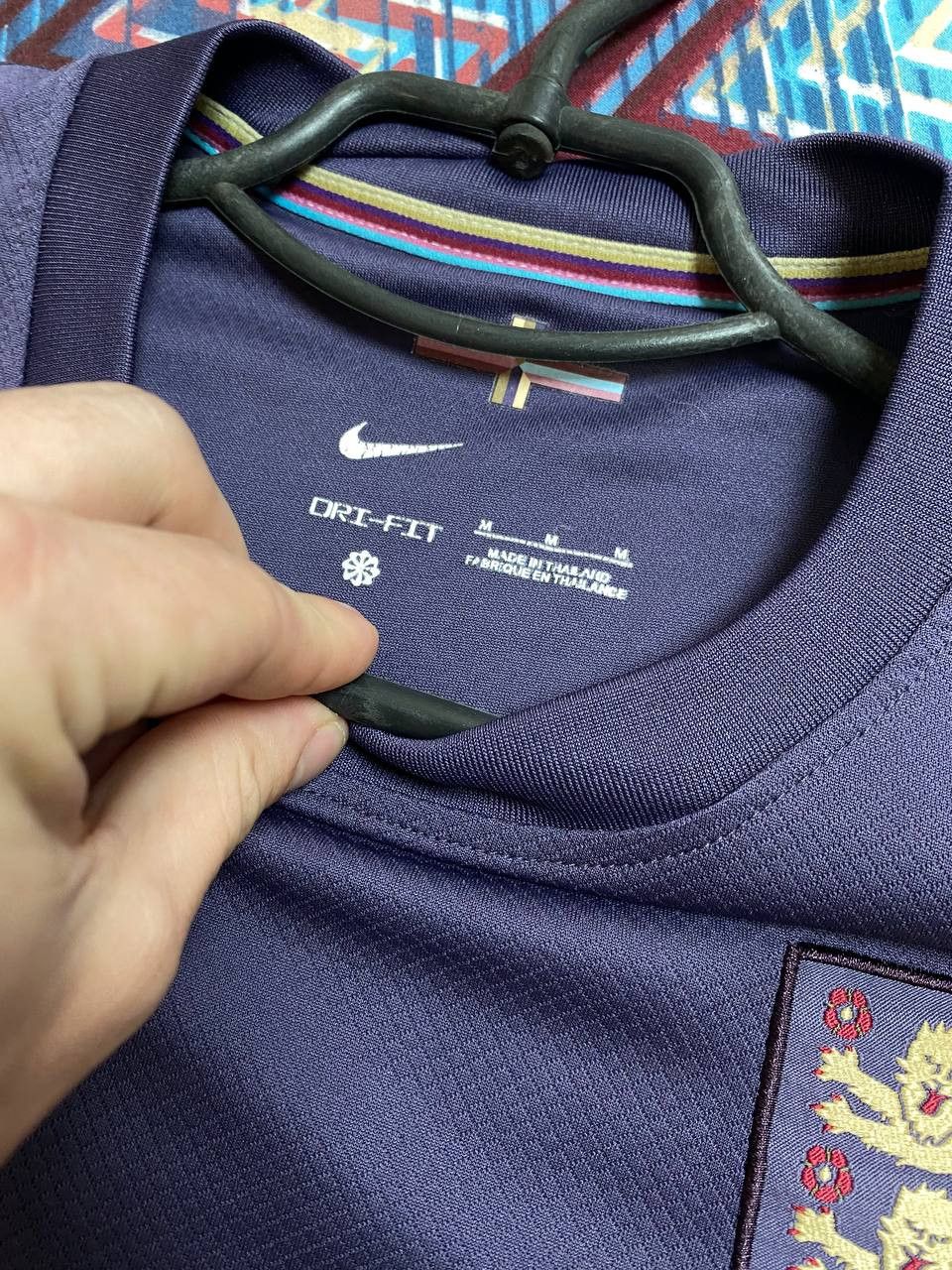 Nike Jerseys Nike DRI-FIT ENGLAND Football T-Shirt Y2K Vintage Size US M / EU 48-50 / 2 - 2 Thumbnail