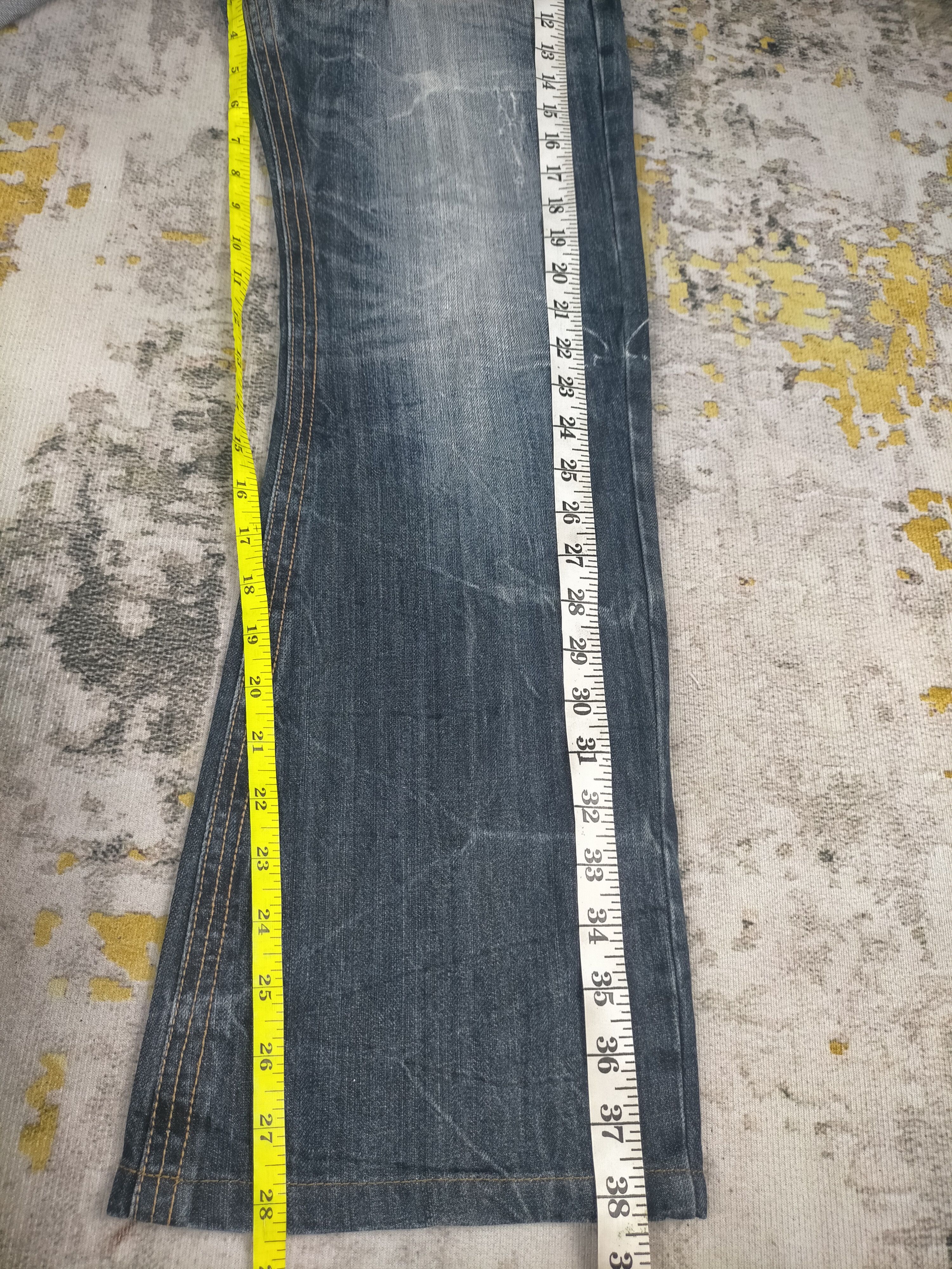 Tornado Mart Flared Sky Bomber Insane Mudwash Jeans Size US 32 / EU 48 - 9 Thumbnail
