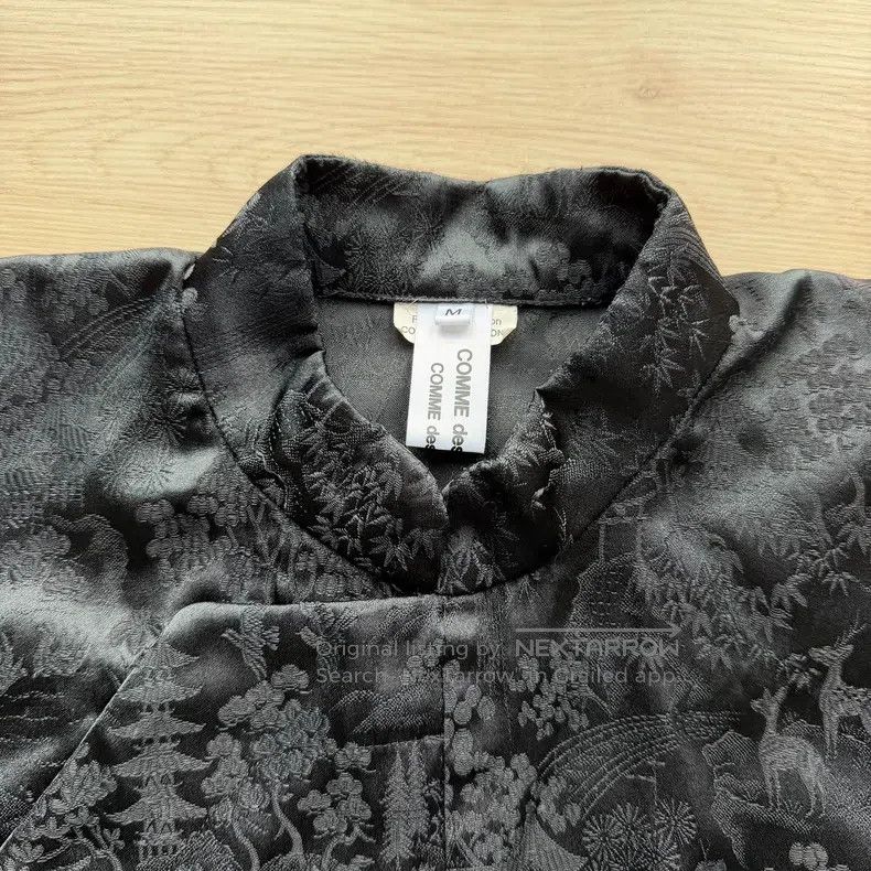 Comme des Garcons Comme Des Garcons Vintage Black Embroidered Chinese Cheong Size M / US 6-8 / IT 42-44 - 8 Thumbnail